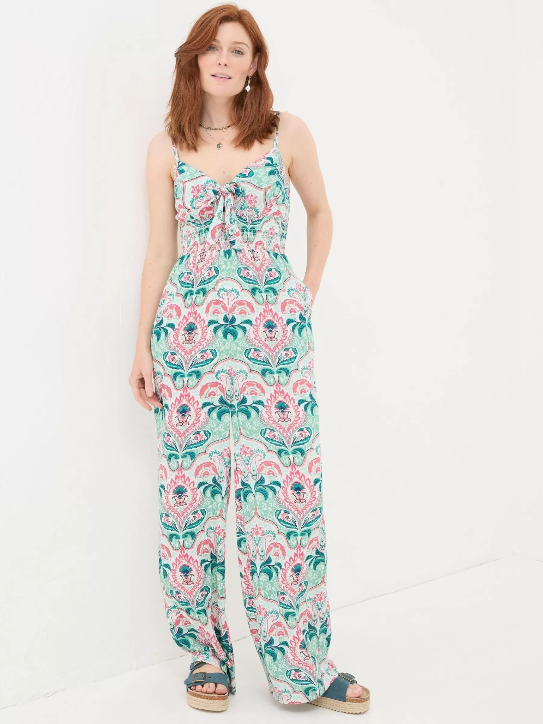 Aurora Mirrored Paisley Jumpsuit*FatFace Shop