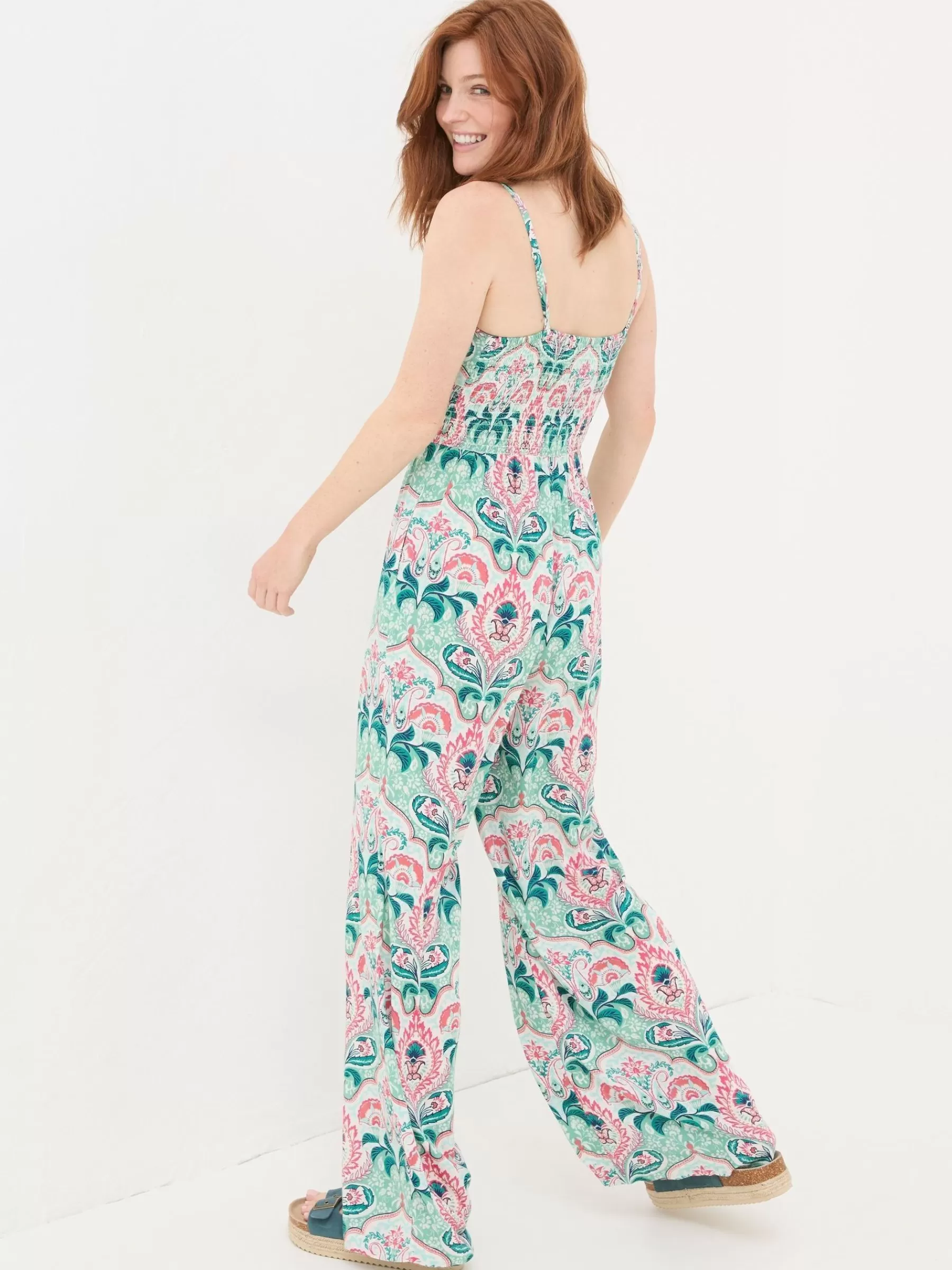 Aurora Mirrored Paisley Jumpsuit*FatFace Shop