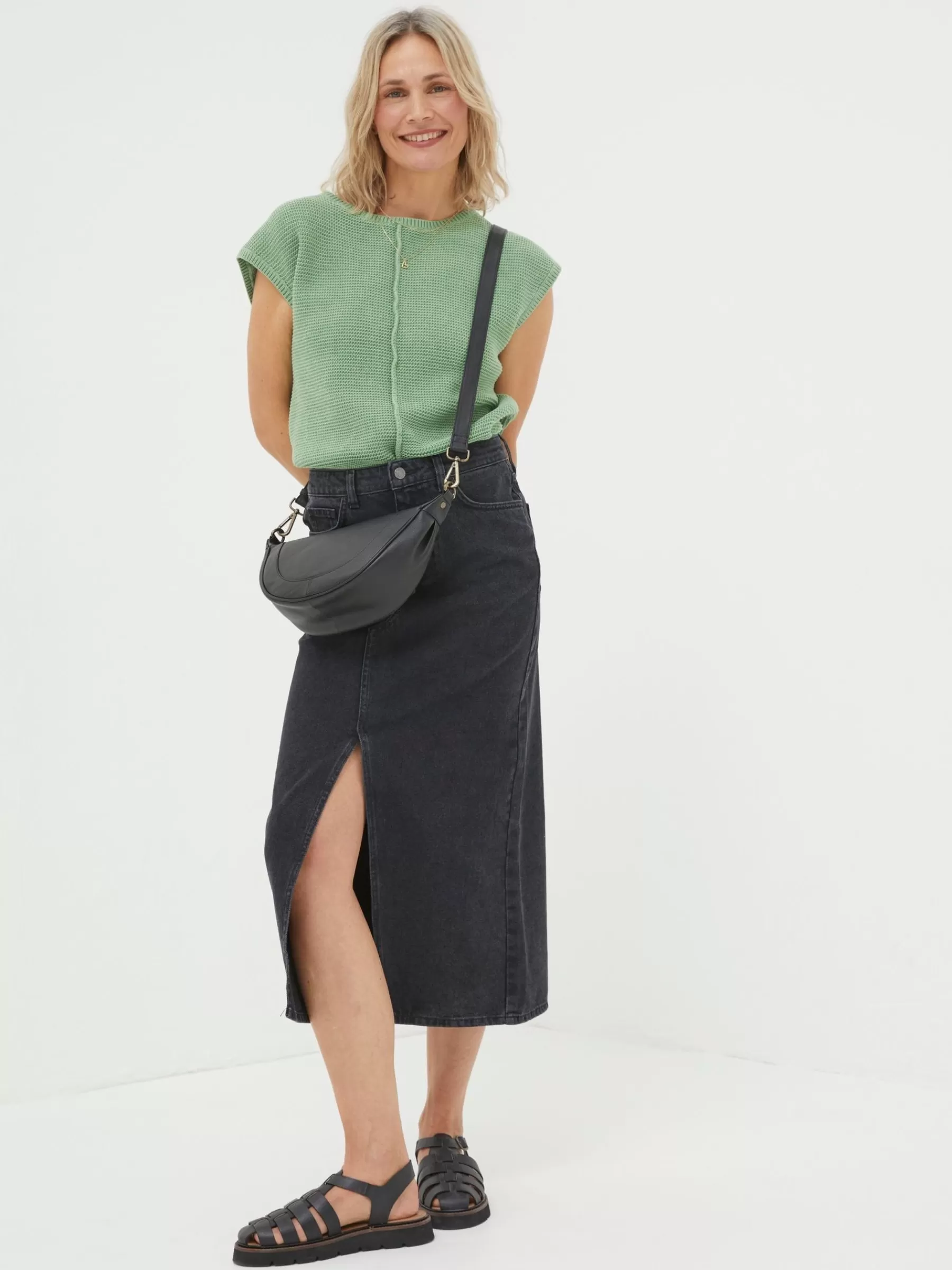 Ava Denim Midi Skirt*FatFace Cheap