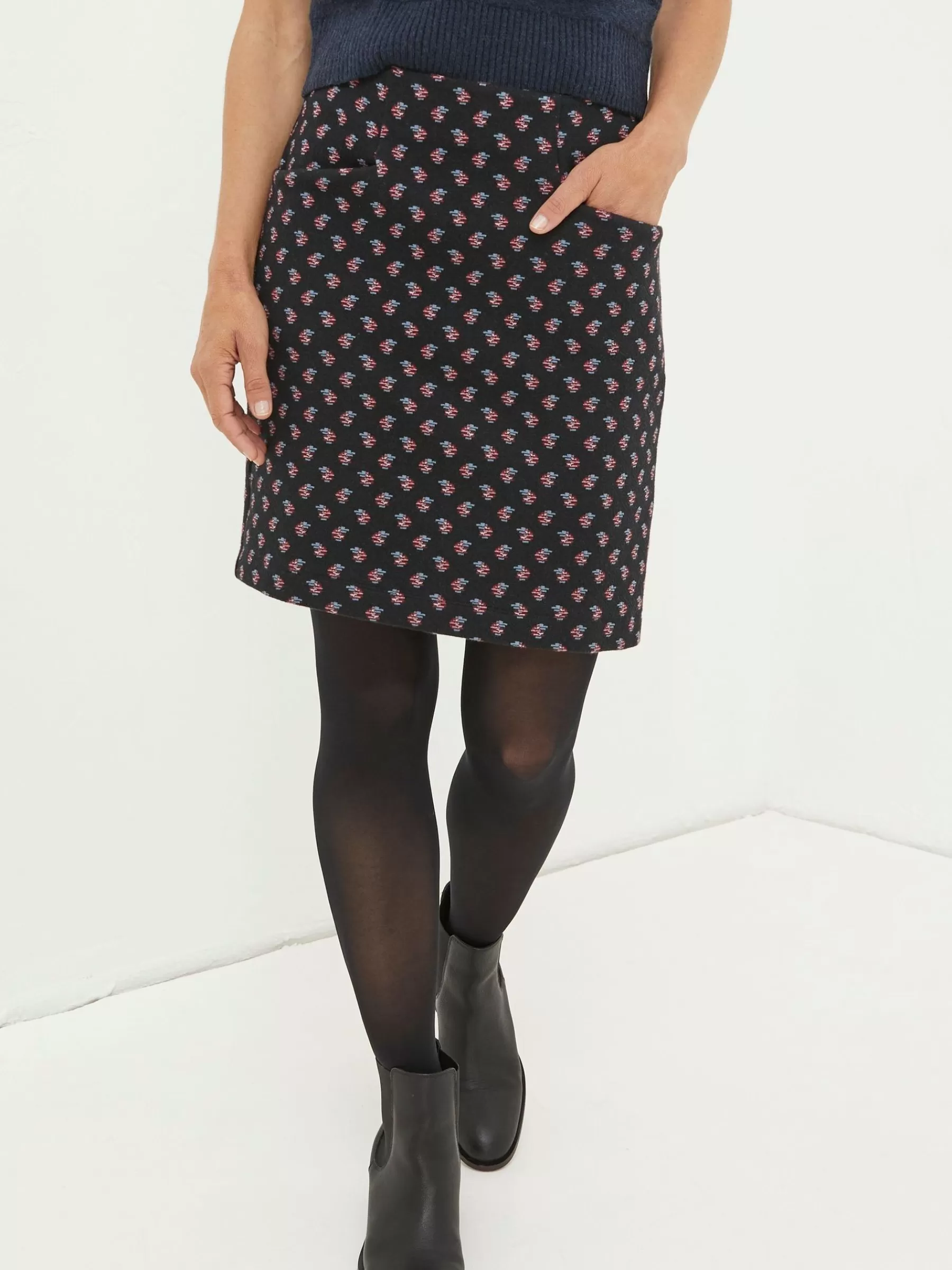 Jennie Floral Geo Jersey Skirt*FatFace Best Sale