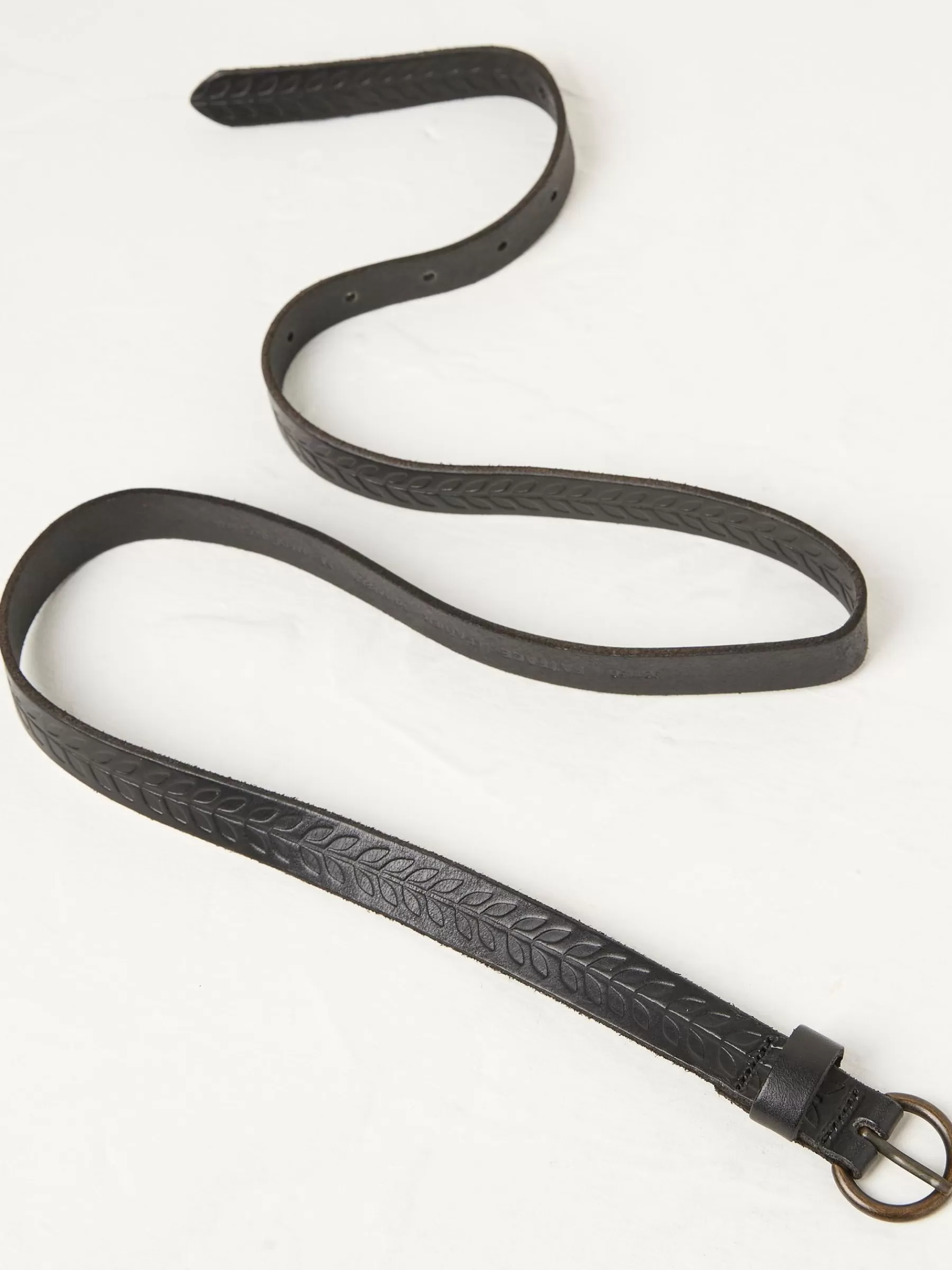 Skinny Embossed Belt*FatFace Sale