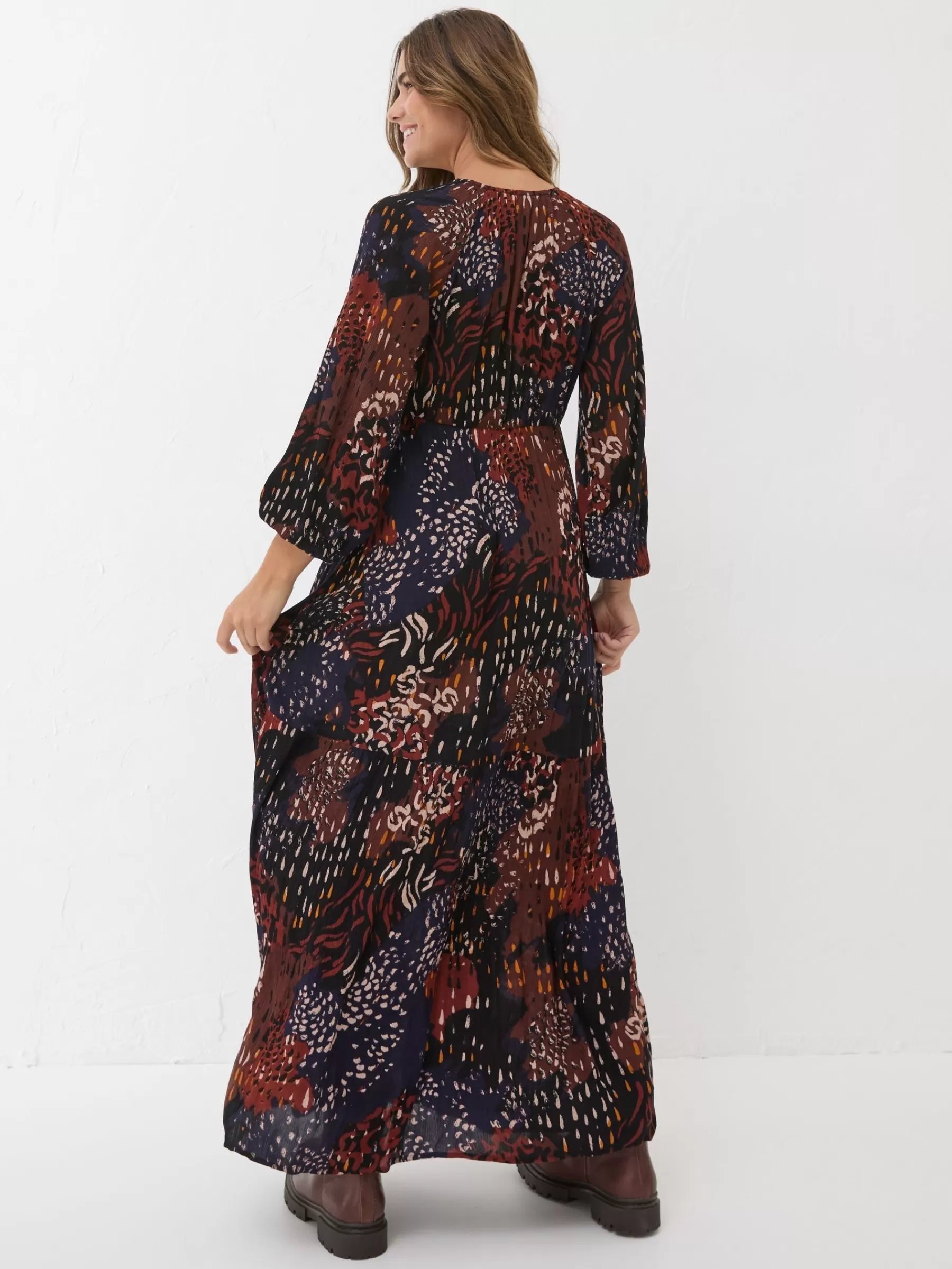 Noelle Animal Print Maxi Dress*FatFace Outlet