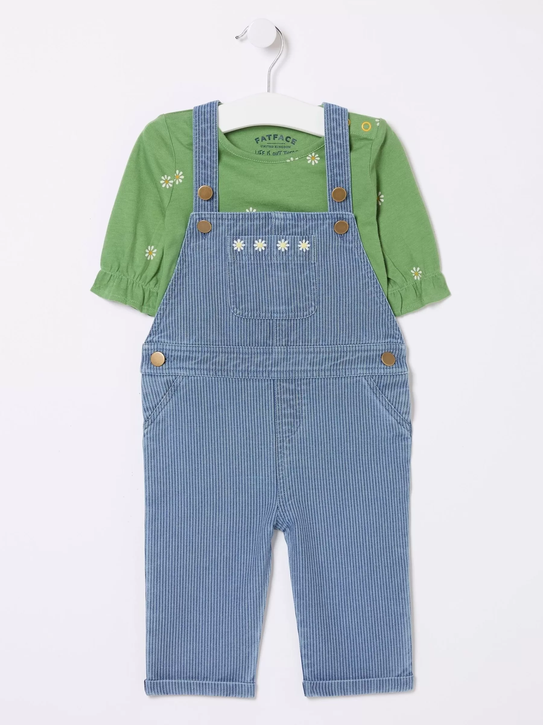 Stripe Dungarees*FatFace Store