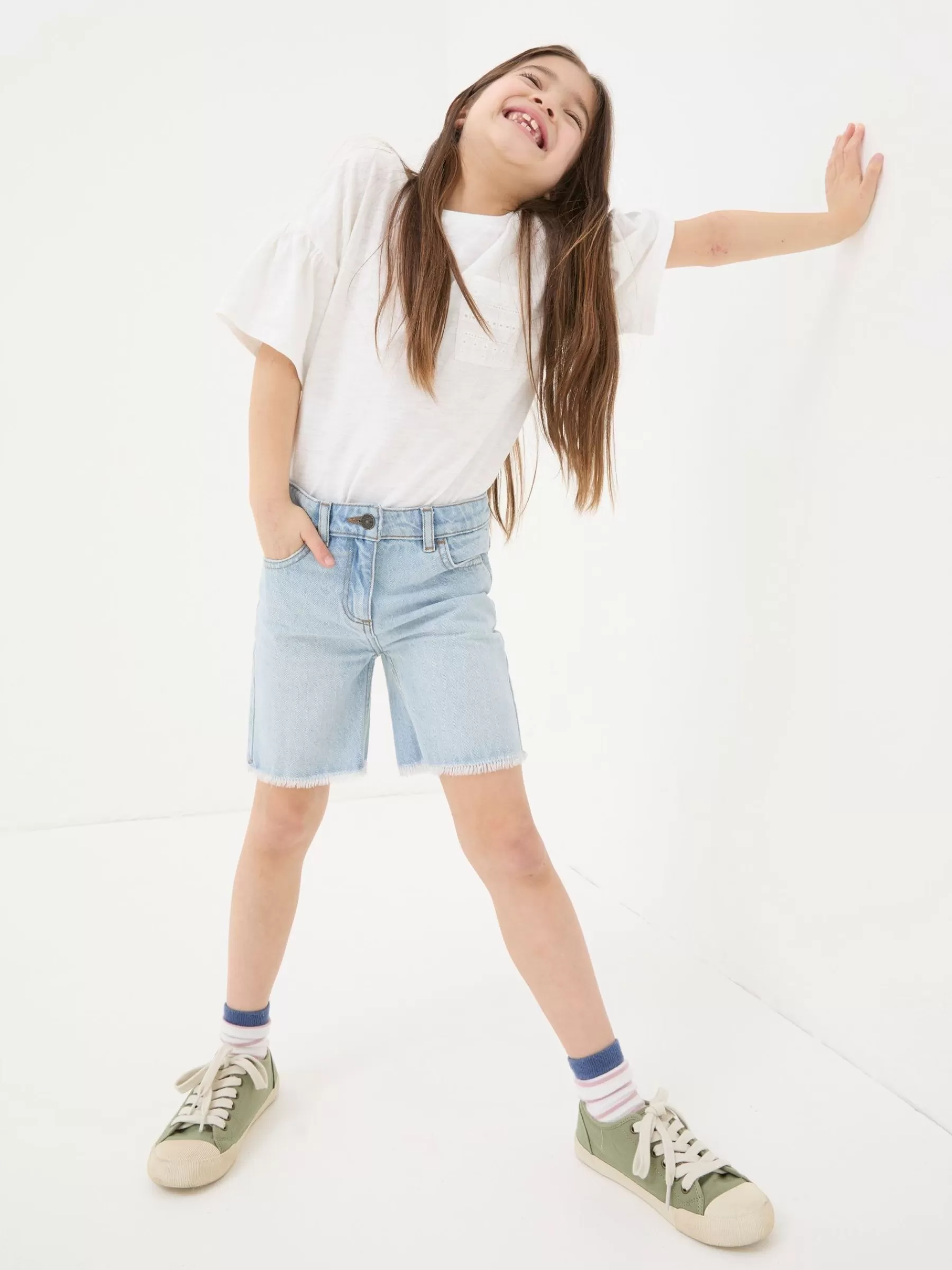 Denim Bermuda Shorts*FatFace Store