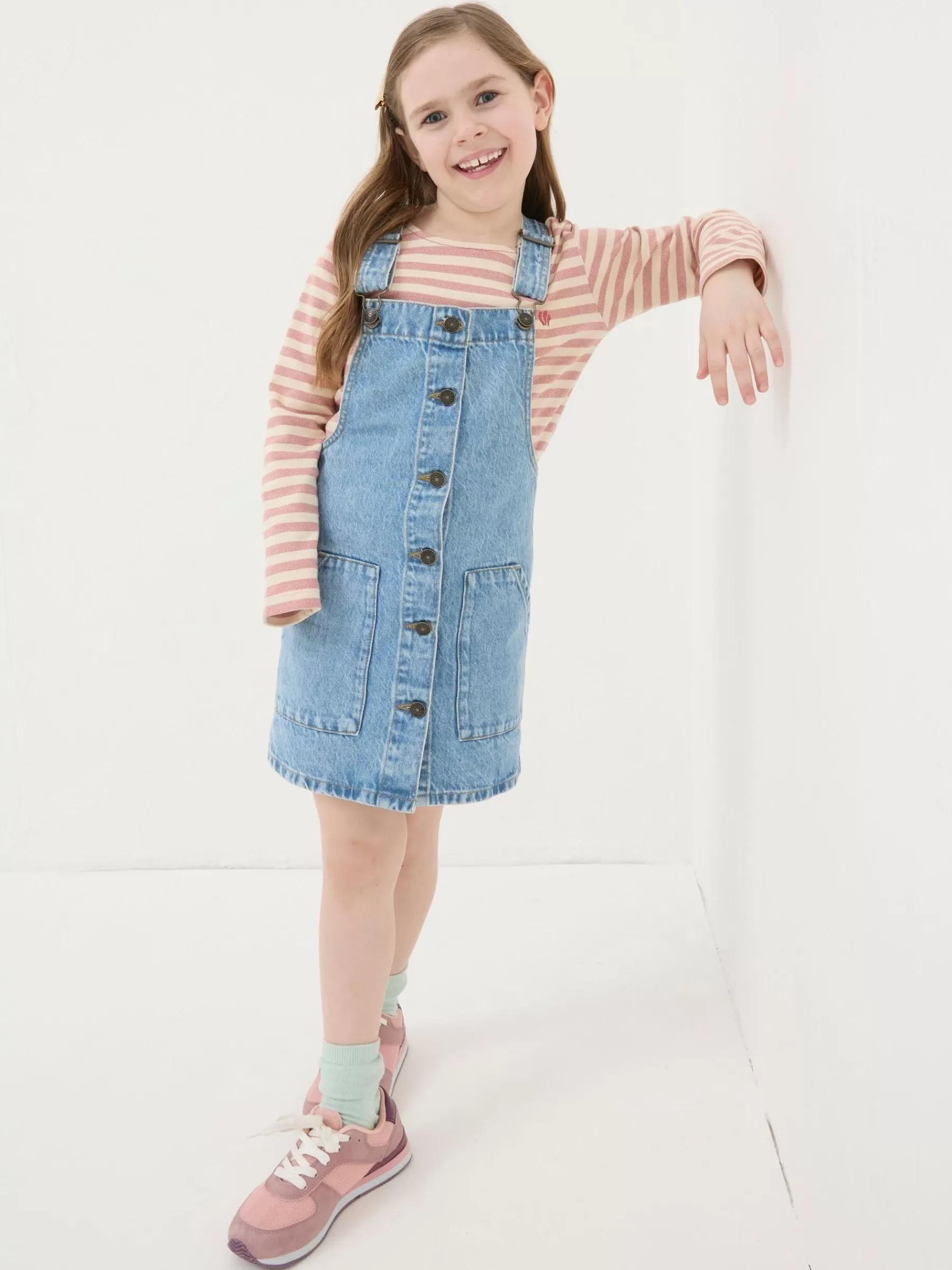 Denim Pinafore Dungarees*FatFace Shop