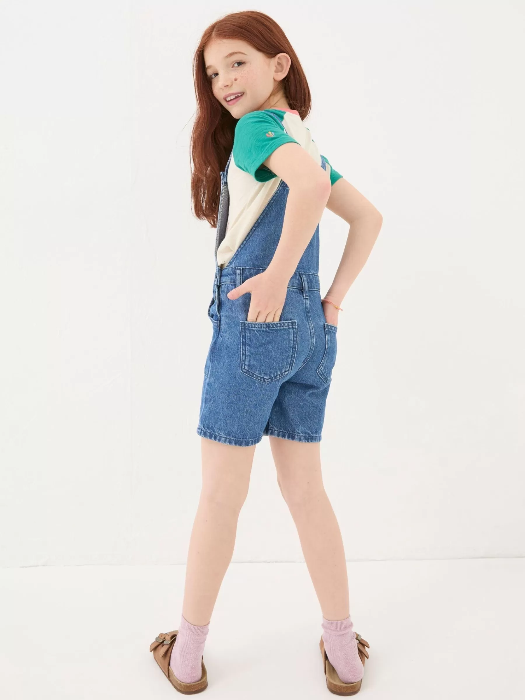 Denim Shortie Dungarees*FatFace Best Sale