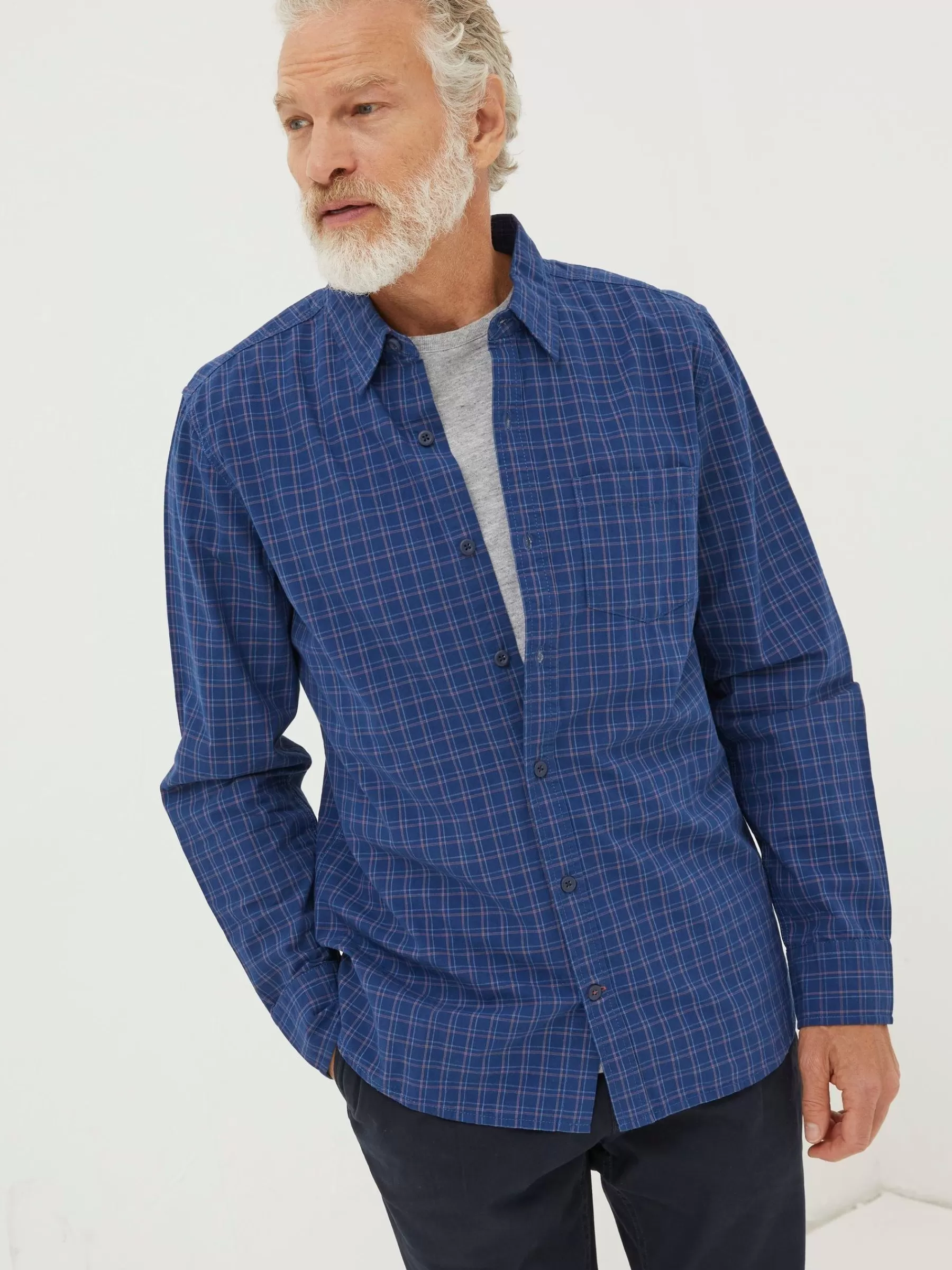 Grays Grid Check Shirt*FatFace Discount