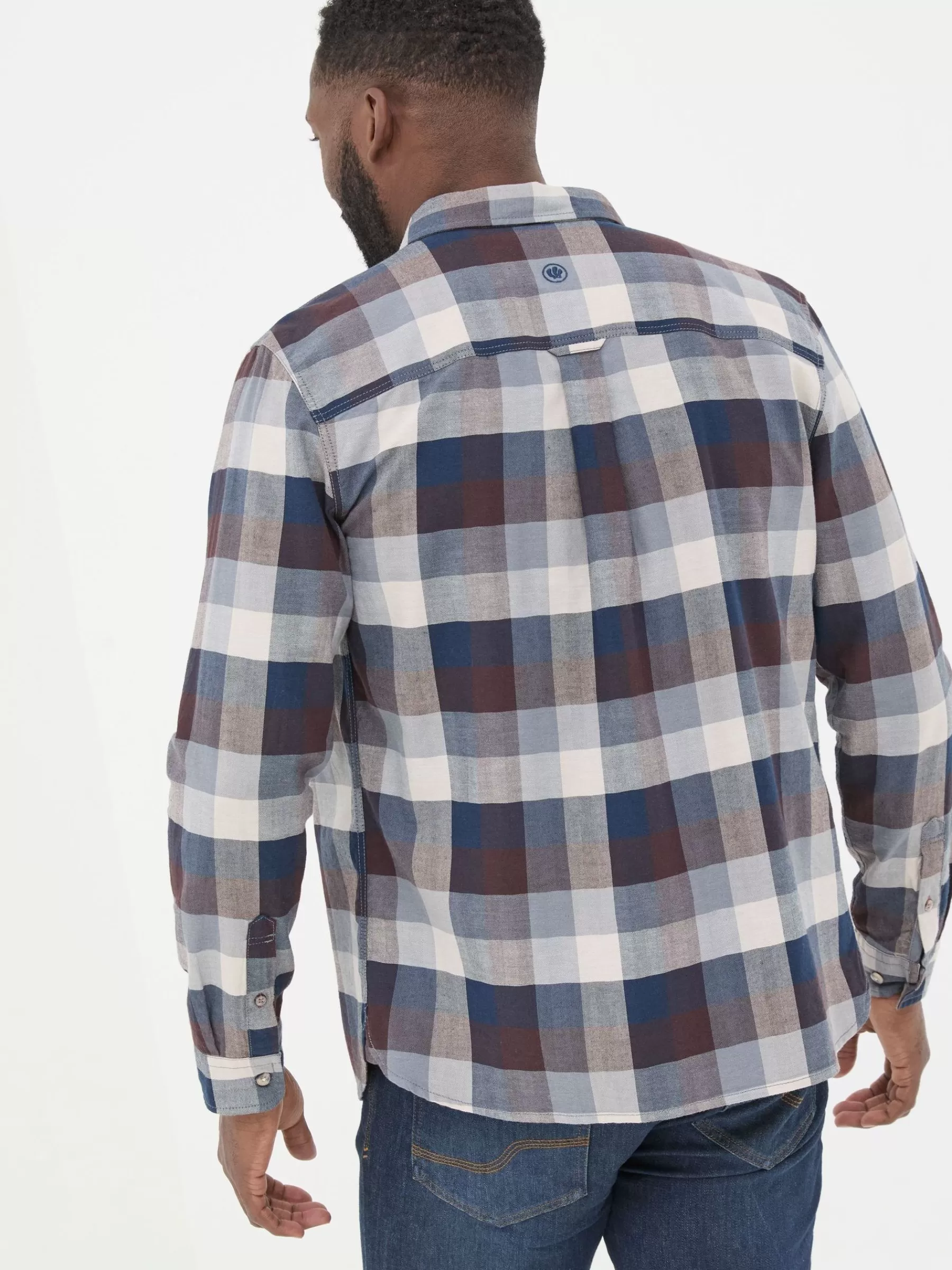 Long Sleeve Buffalo Check Shirt*FatFace Discount