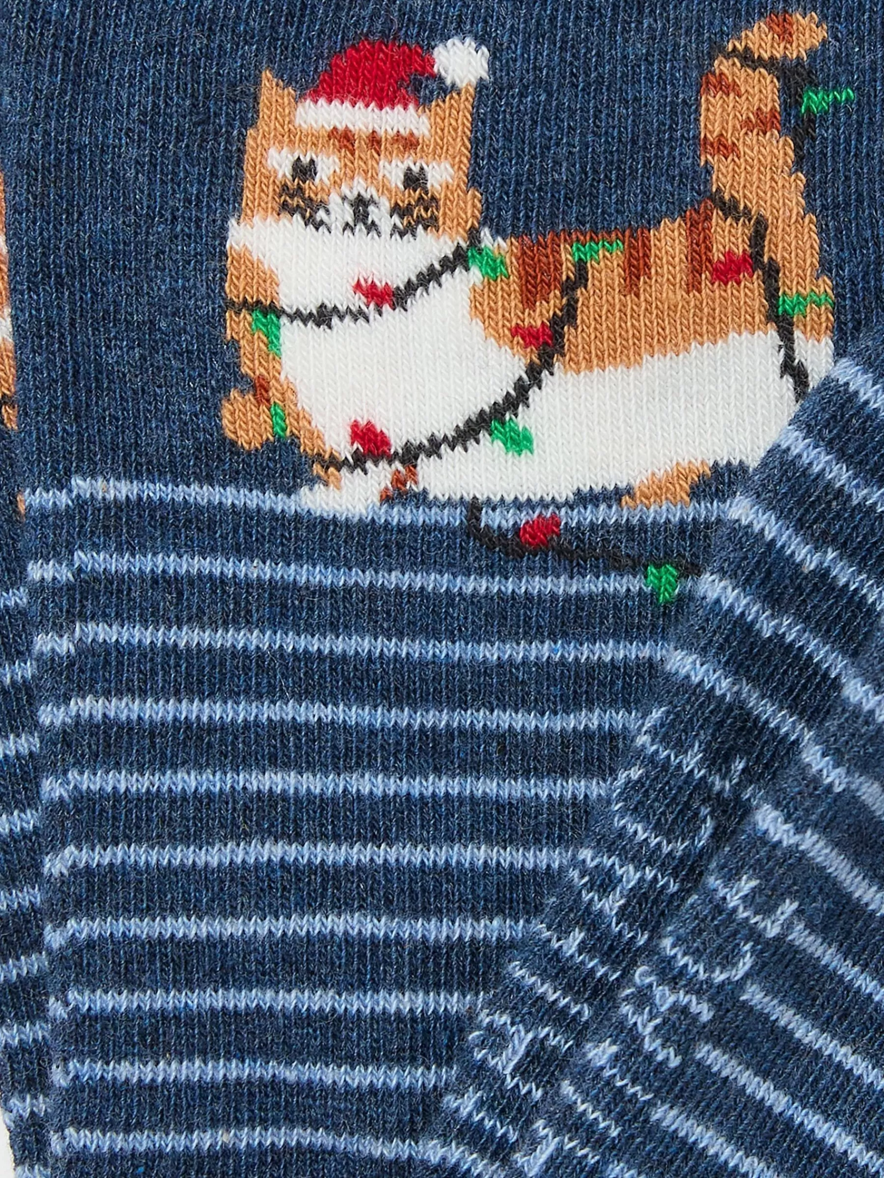 Womens Cat In Lights Socks 1 Pack*FatFace Store