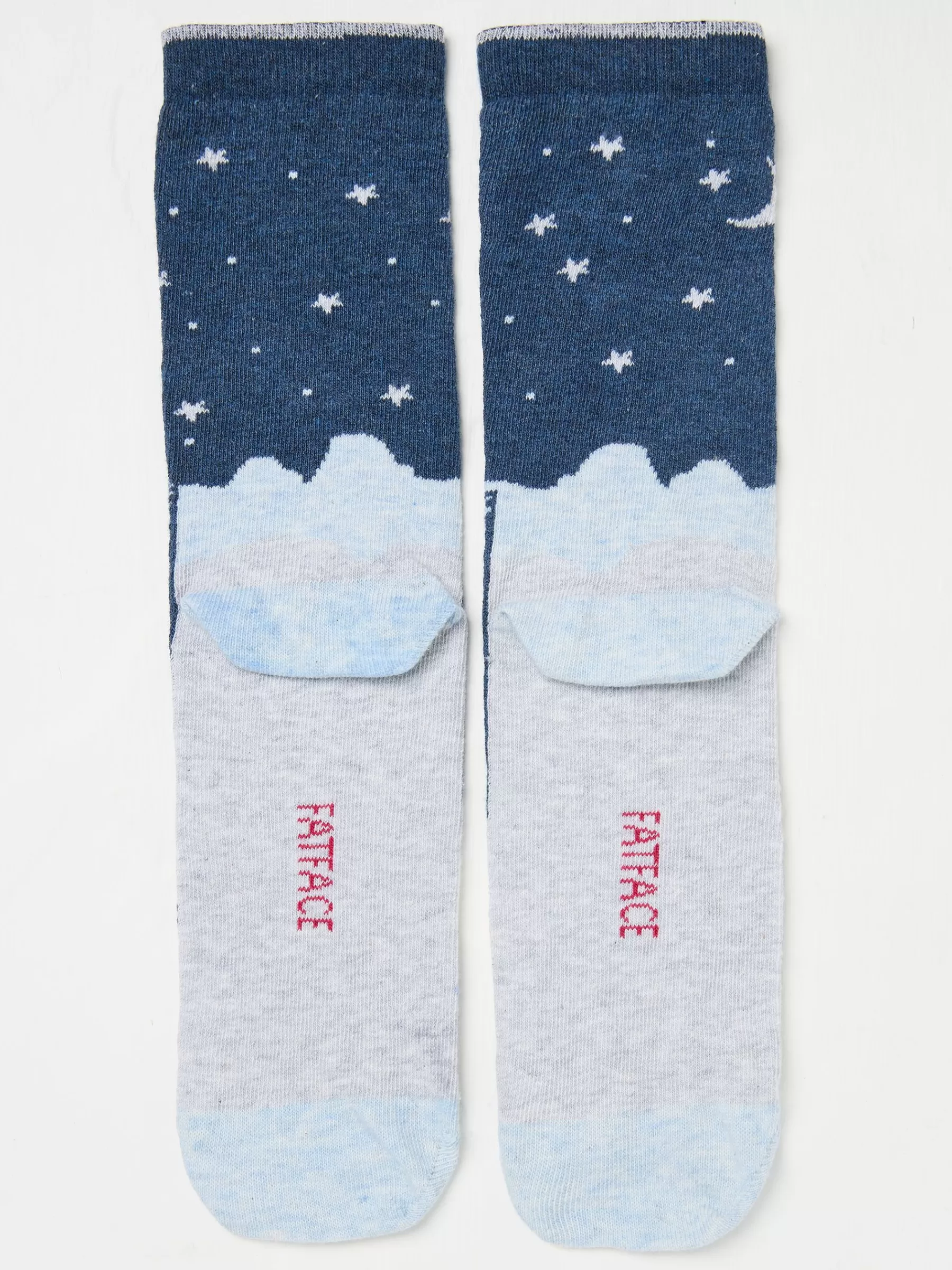 Womens Snow Scene Socks 1 Pack*FatFace Fashion