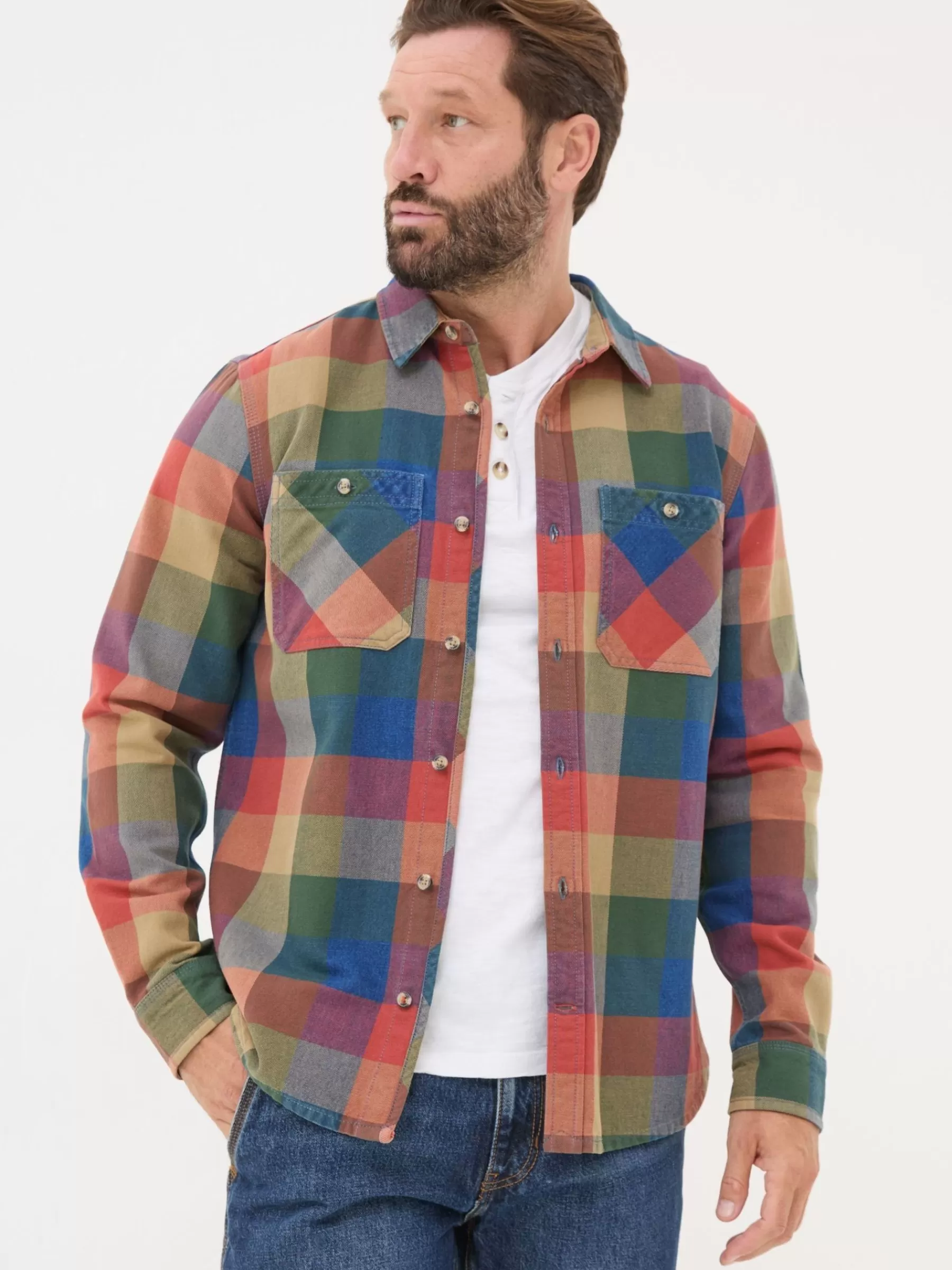 Rye Buffalo Check Shirt*FatFace Discount