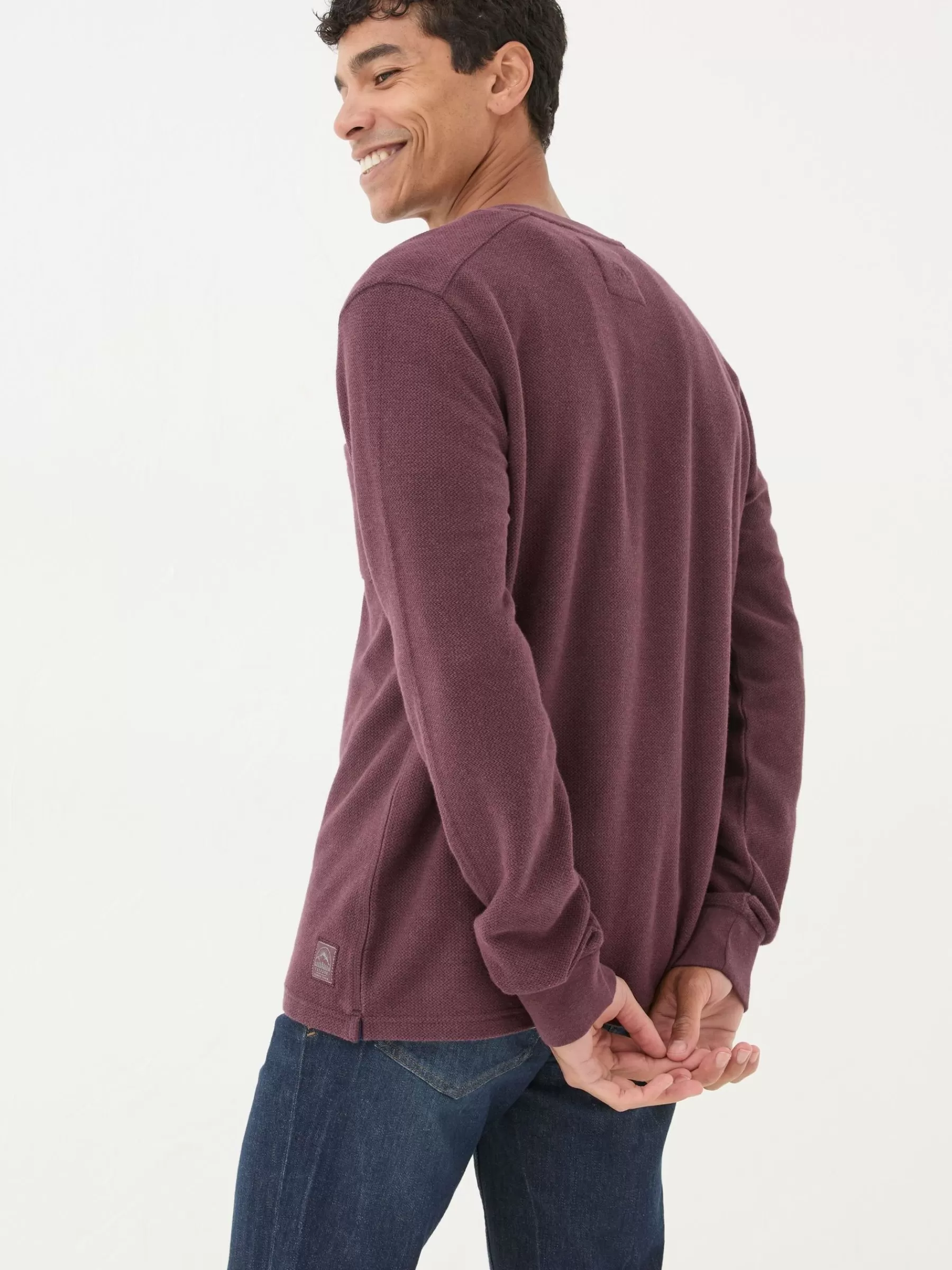 Southbourne Long Sleeve Henley T-Shirt*FatFace Cheap