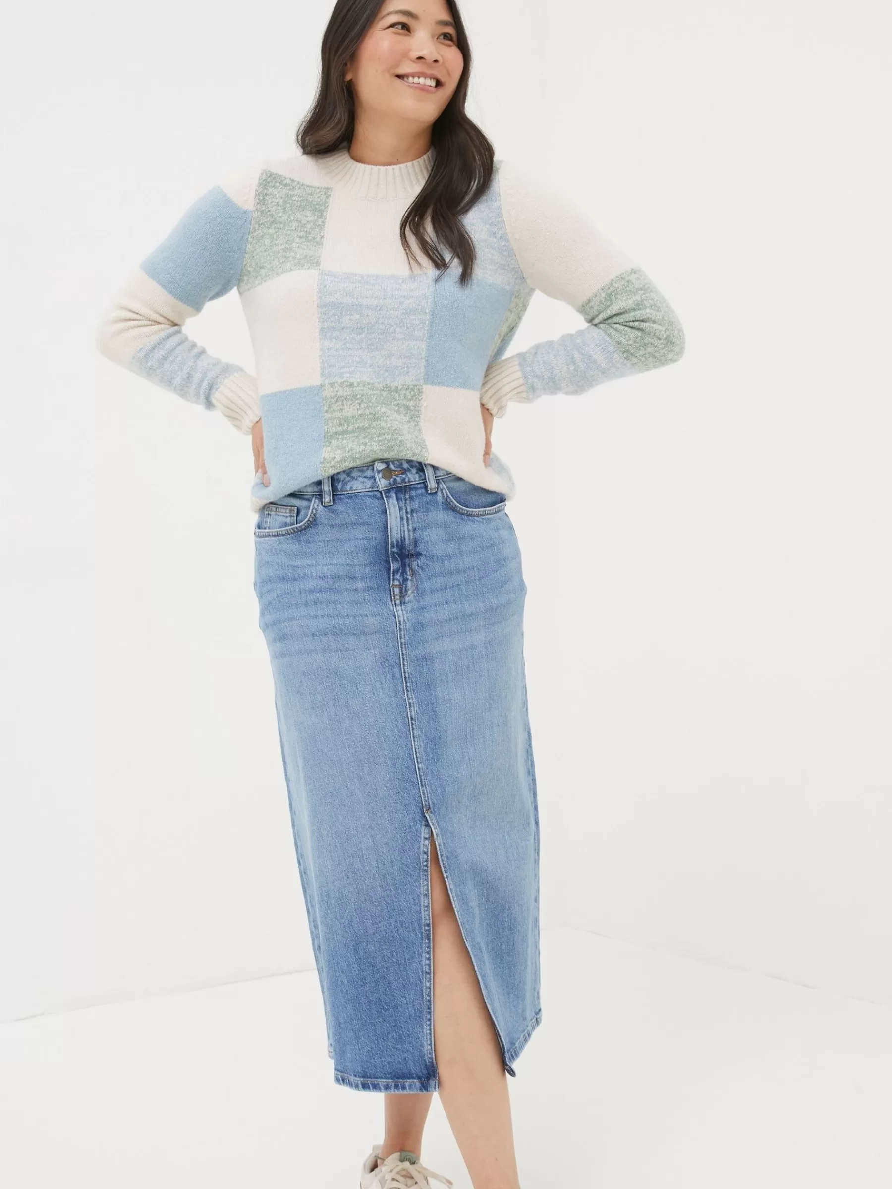 Carla Denim Midi Skirt*FatFace Best