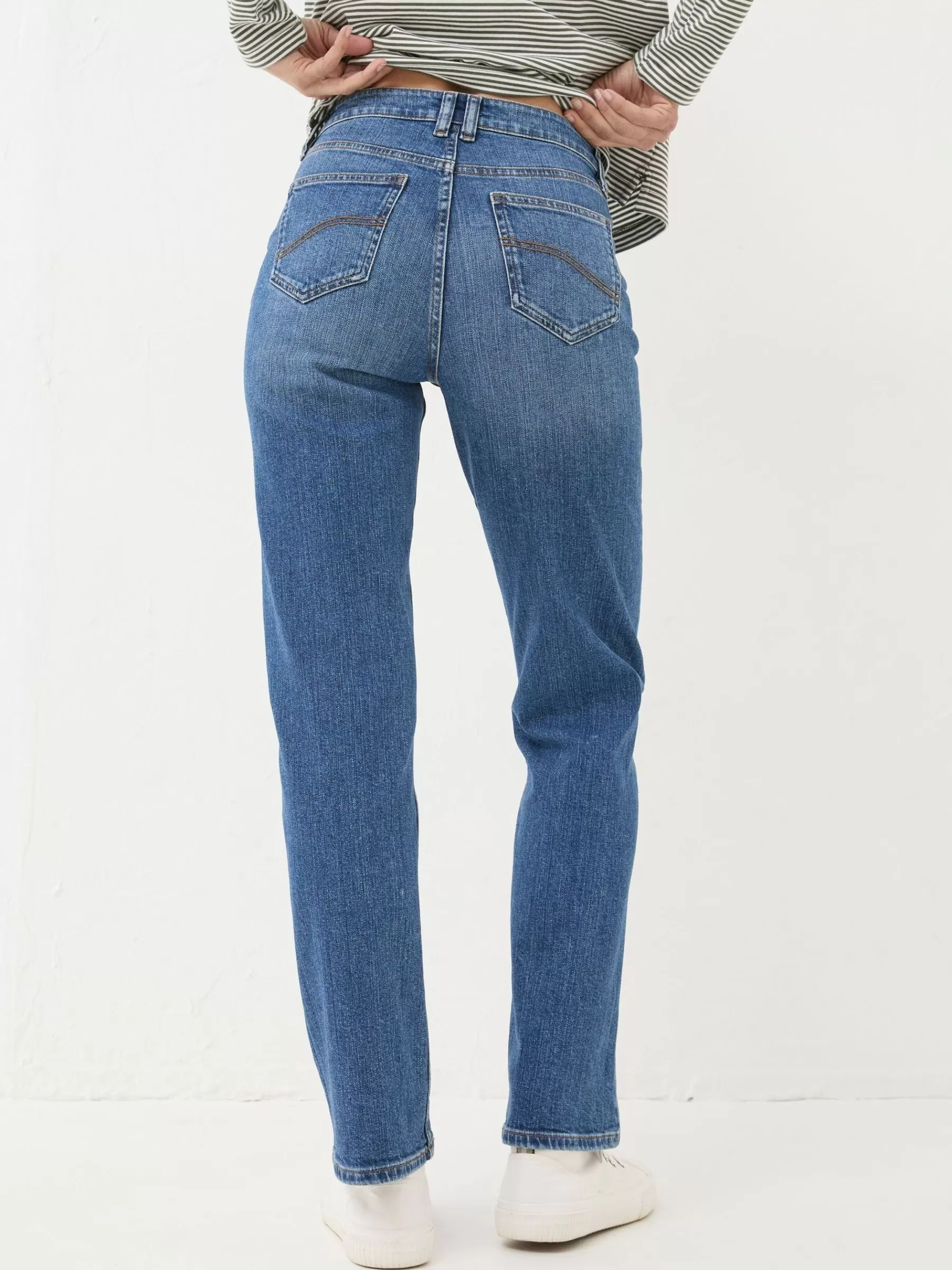 Carmel Comfort Straight Jeans*FatFace Cheap