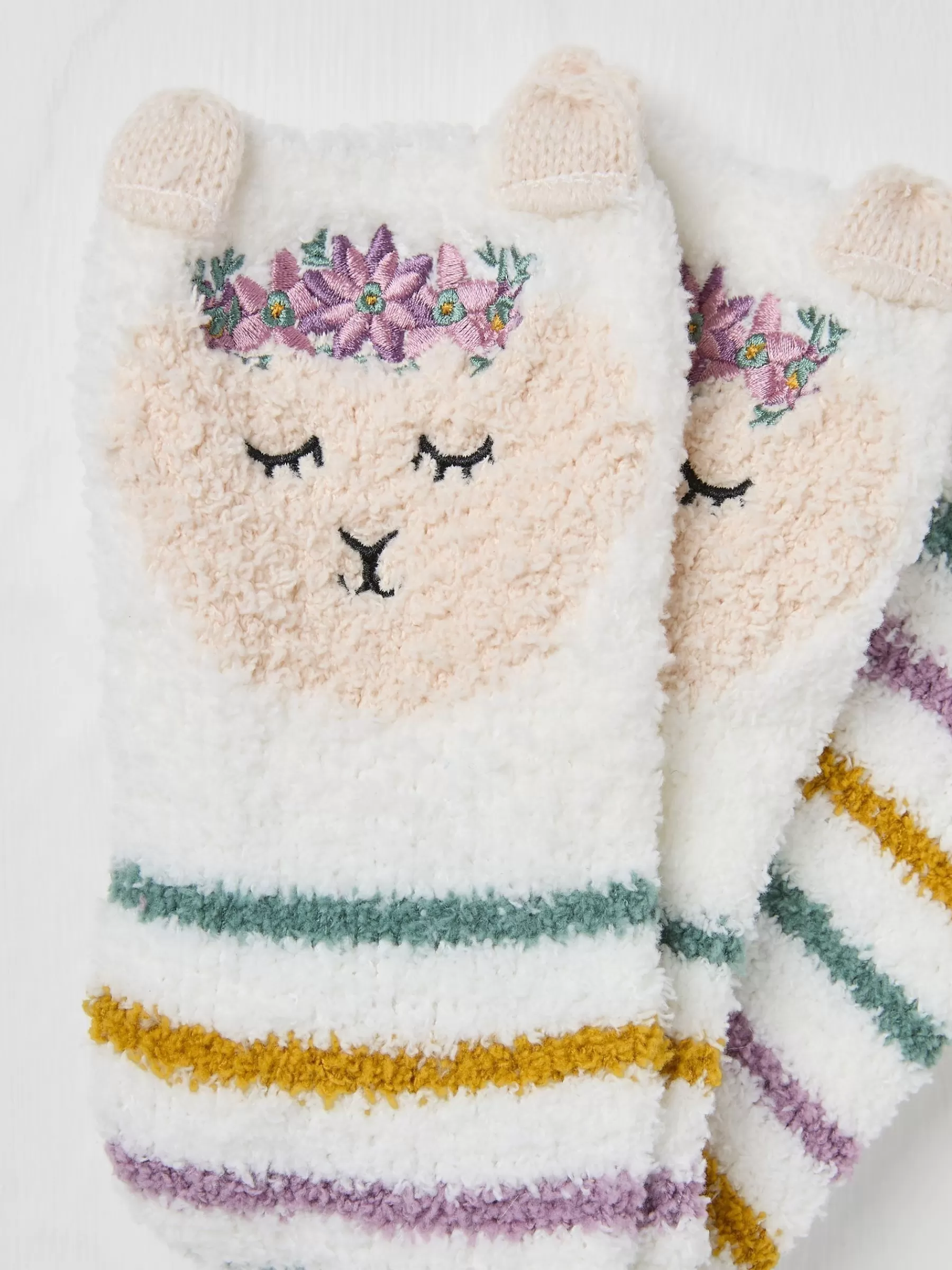 Llama Fluffy Socks*FatFace Outlet