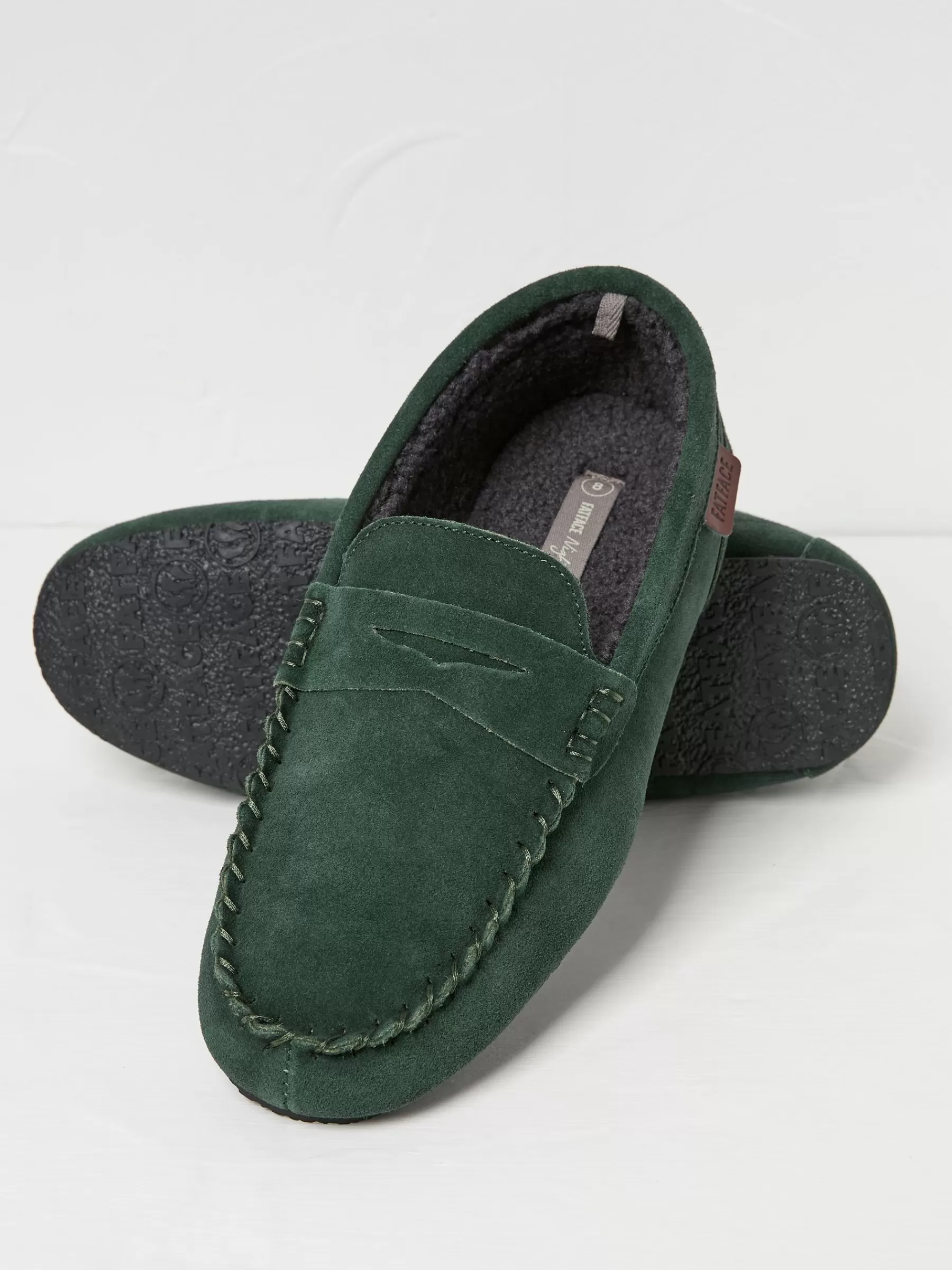 Suede Moccasin Slippers*FatFace Hot