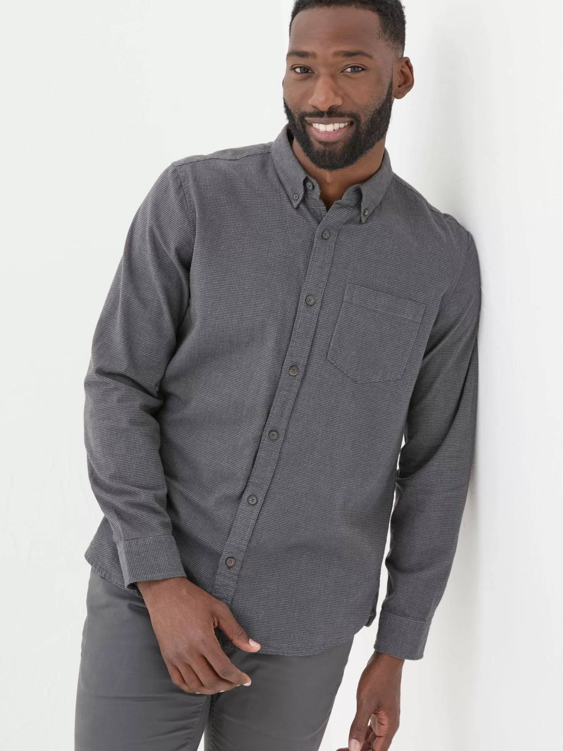 Tadlow Puppytooth Shirt*FatFace Discount