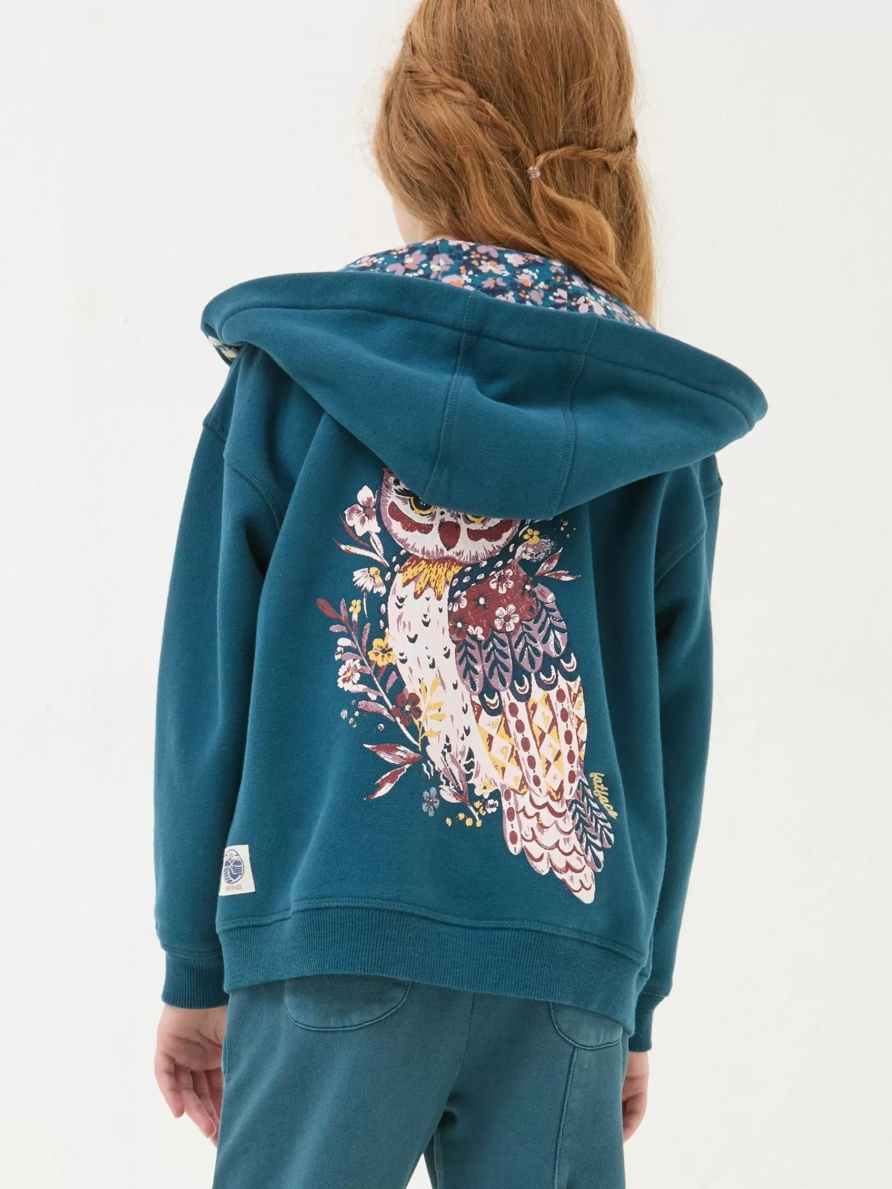 Owl Zip Through Hoodie*FatFace Outlet