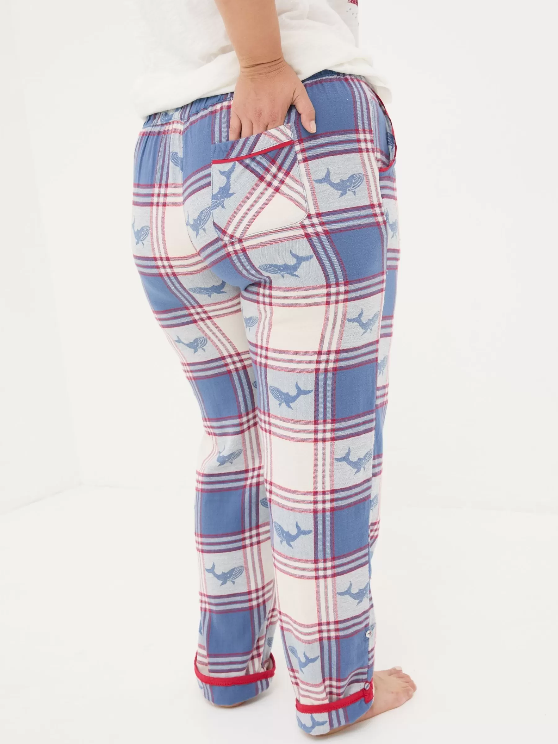 Eva Whale Jacquard Pyjama Bottoms*FatFace Best