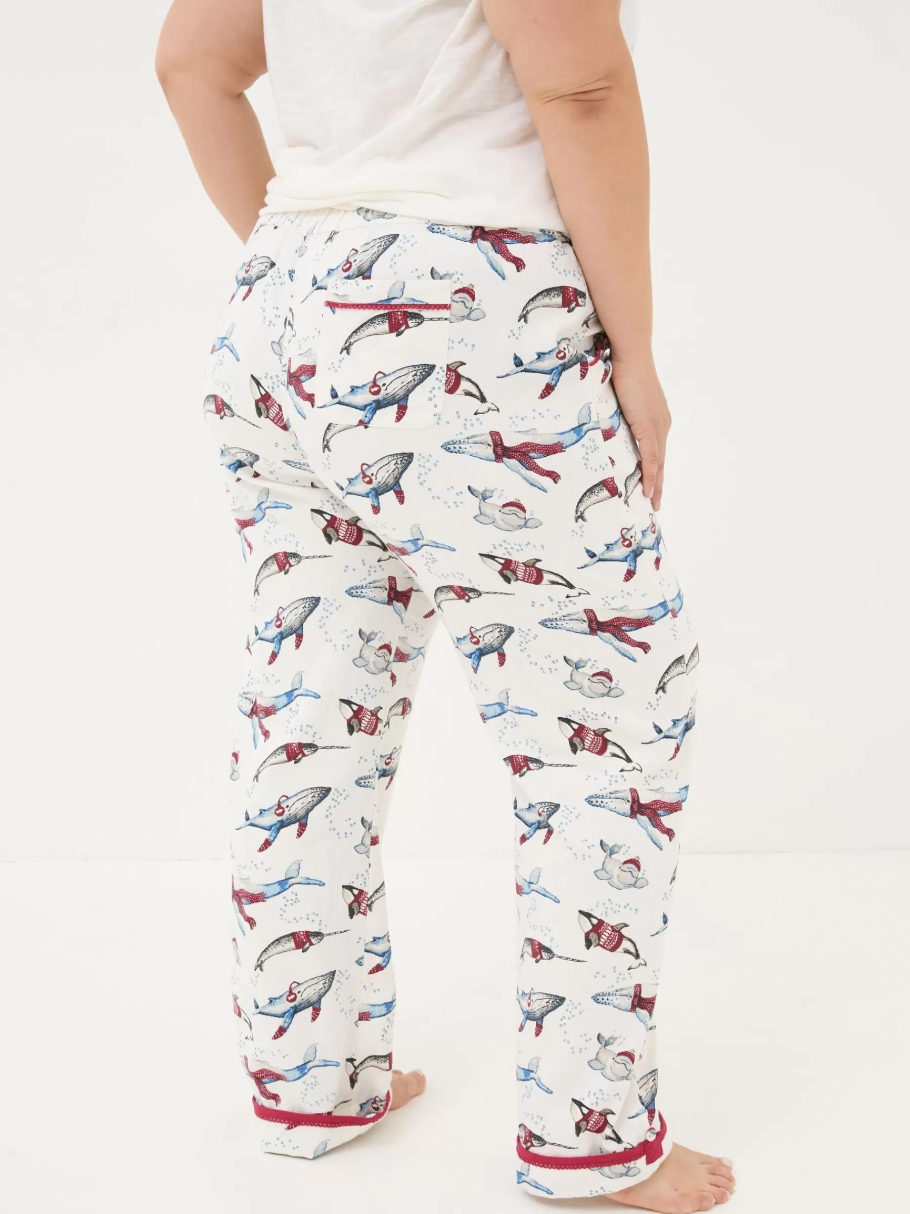 Eva Wilson The Whale Shelter Pyjama Bottoms*FatFace Sale