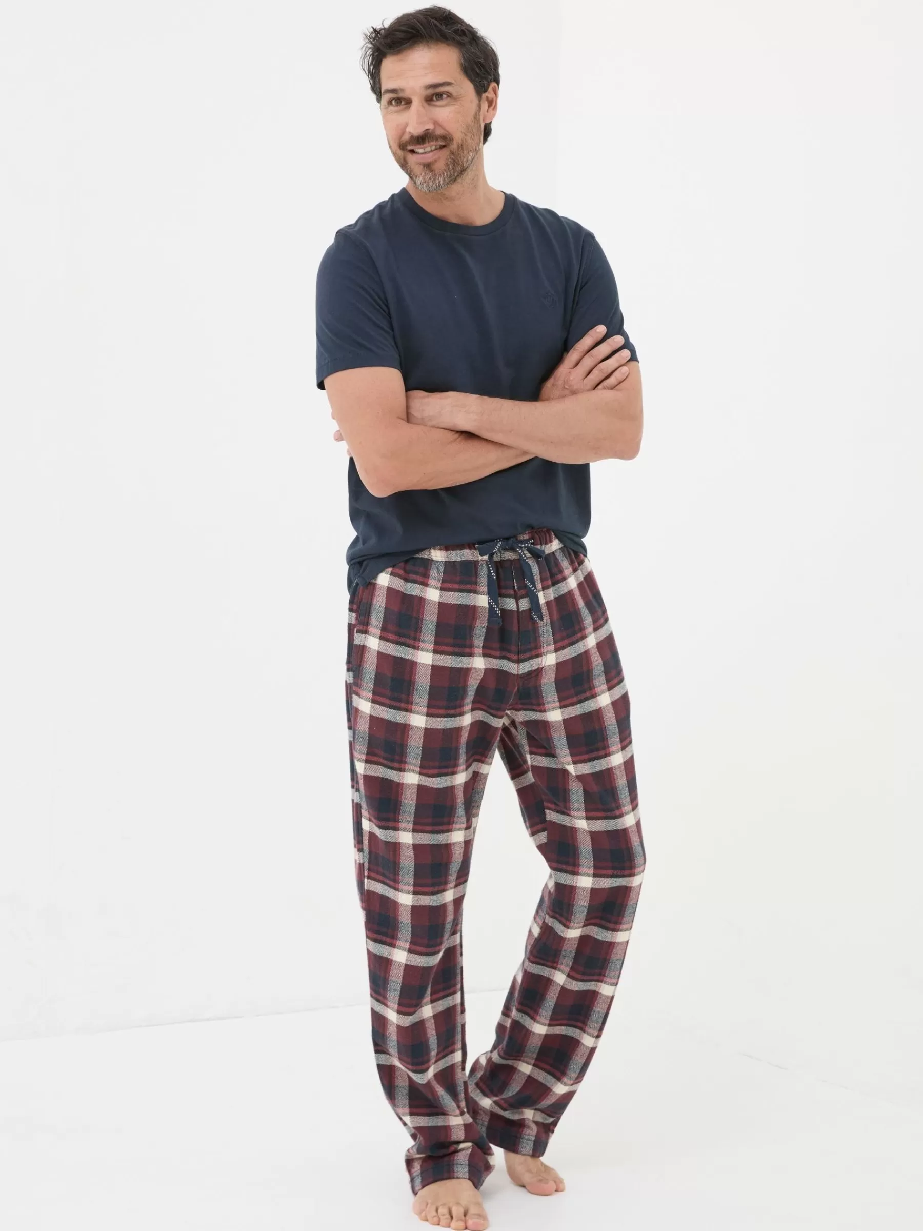 Ferring Check Pyjama Bottoms*FatFace Outlet