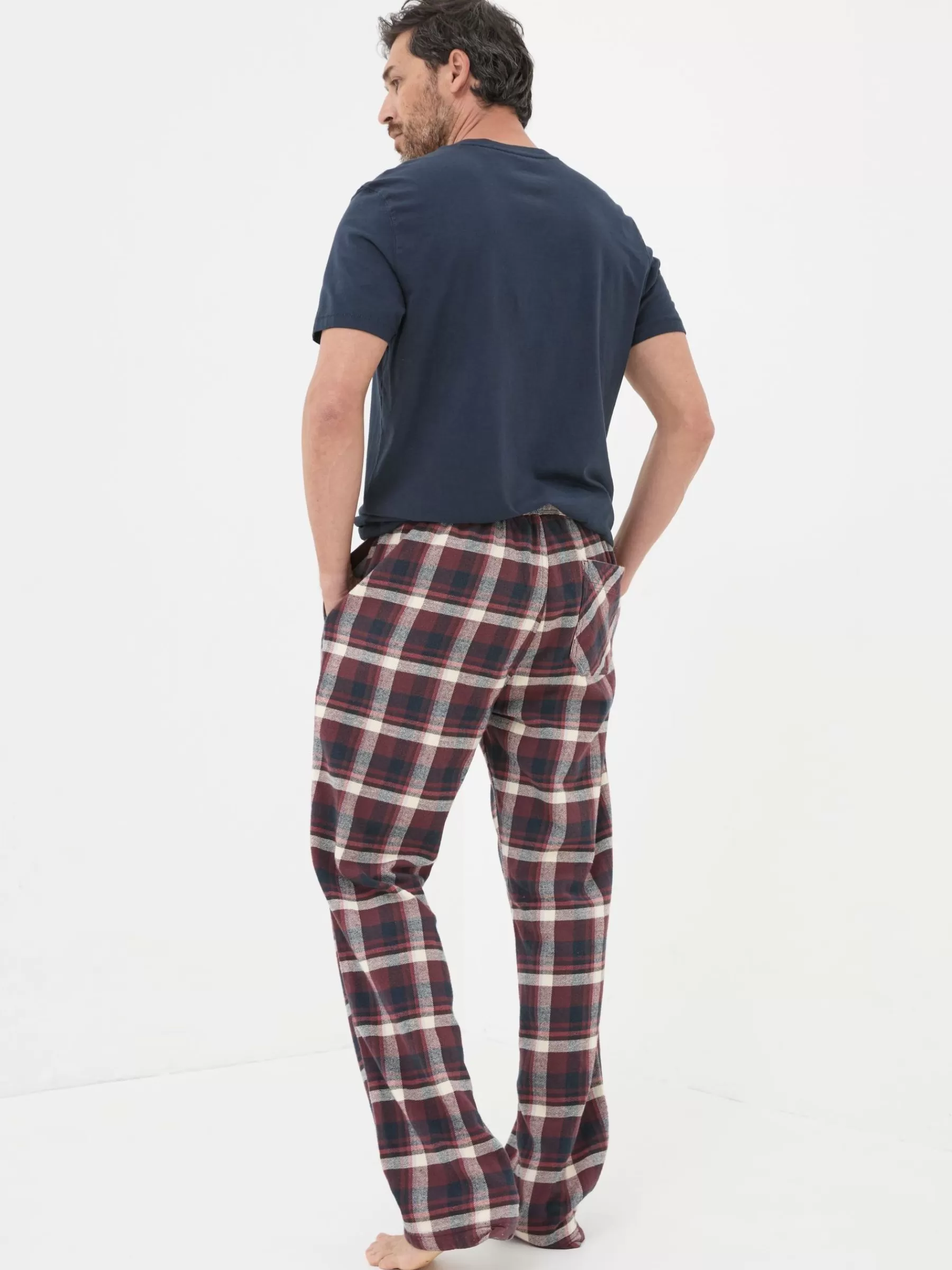 Ferring Check Pyjama Bottoms*FatFace Outlet