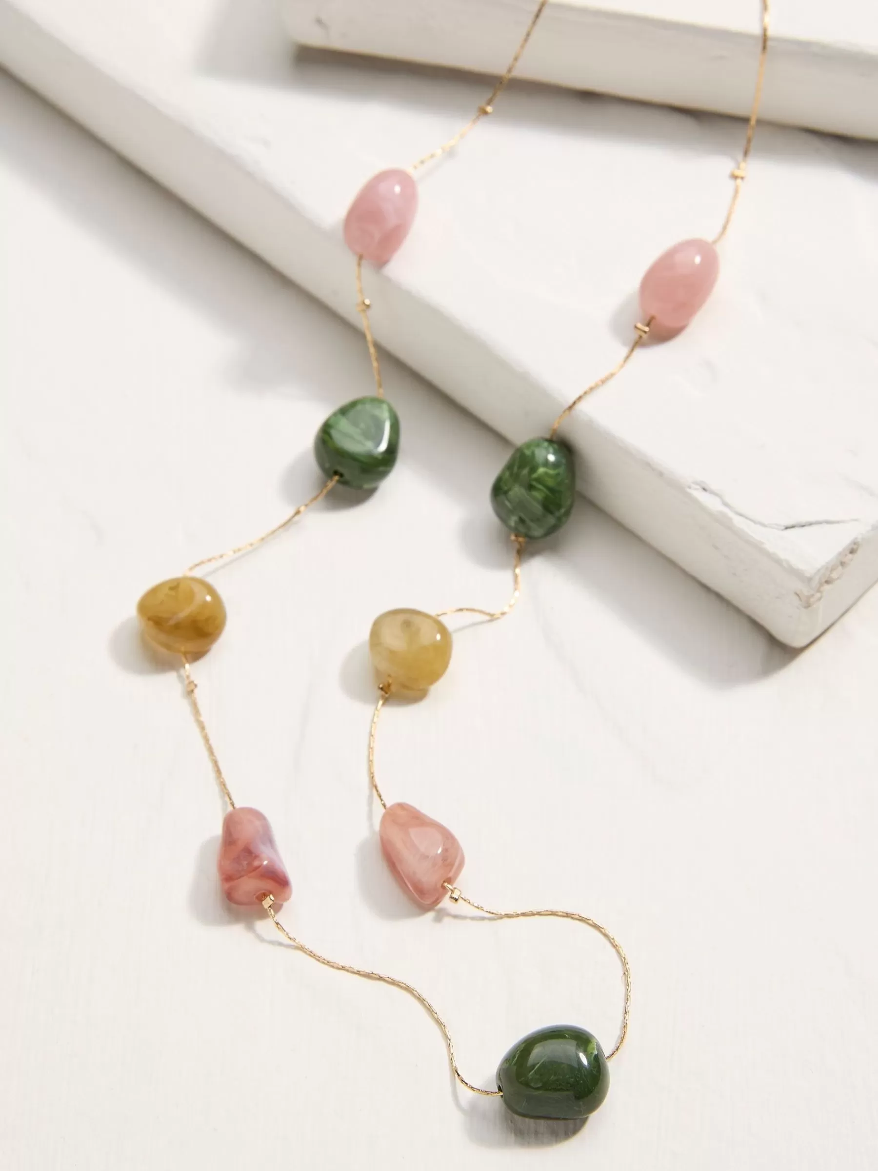 Tone Large Stone Necklace*FatFace Online