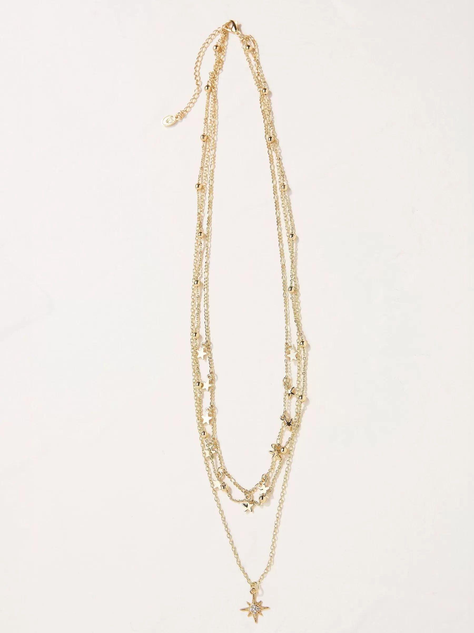 Tone Multi Star Necklace*FatFace Outlet