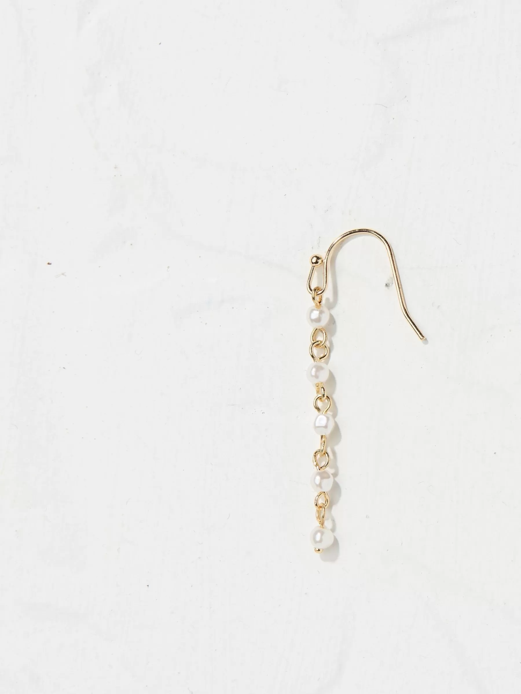 Tone Pearl Chain Earrings*FatFace Clearance