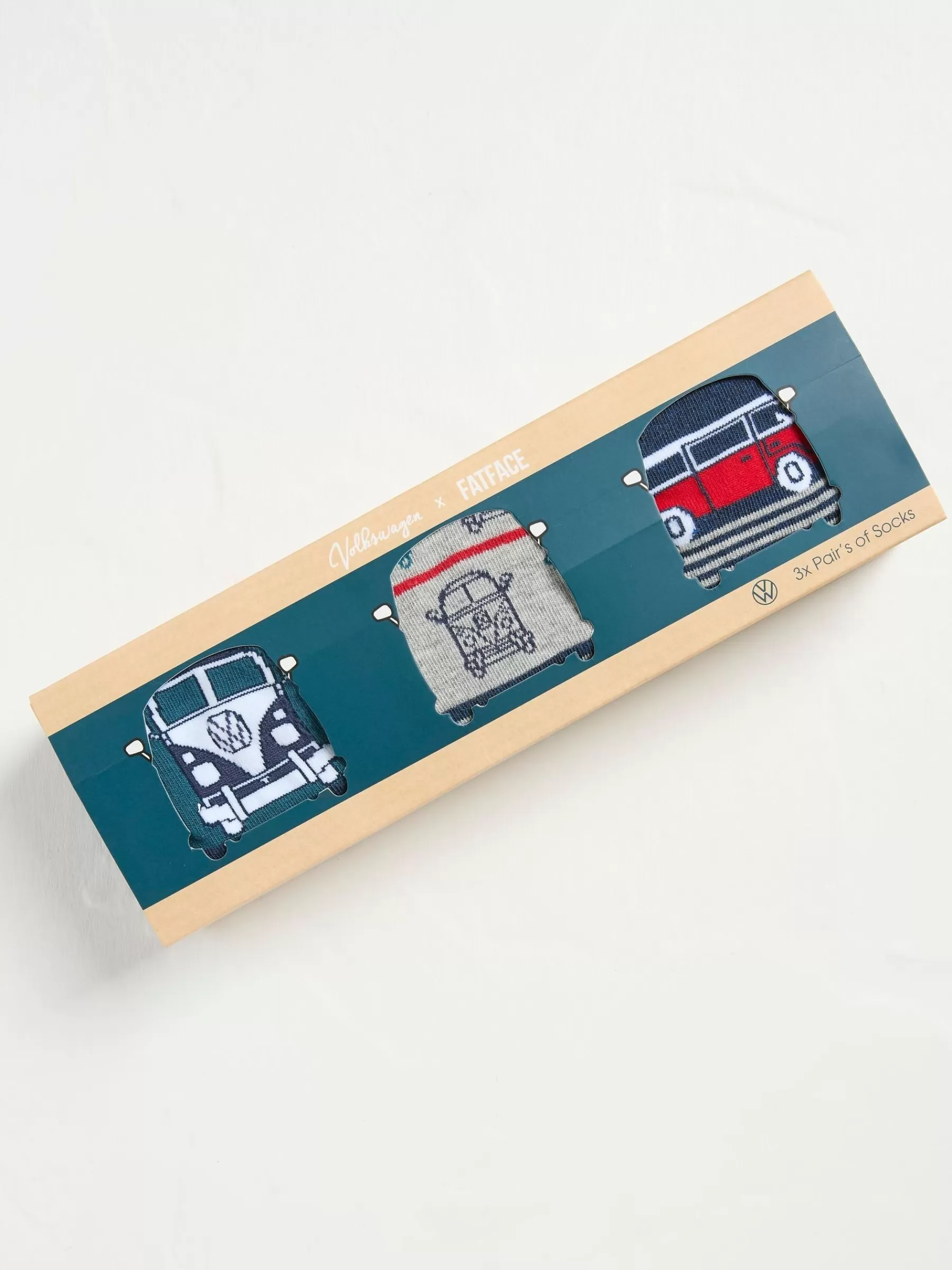 3 Pack VW Camper Socks*FatFace Cheap