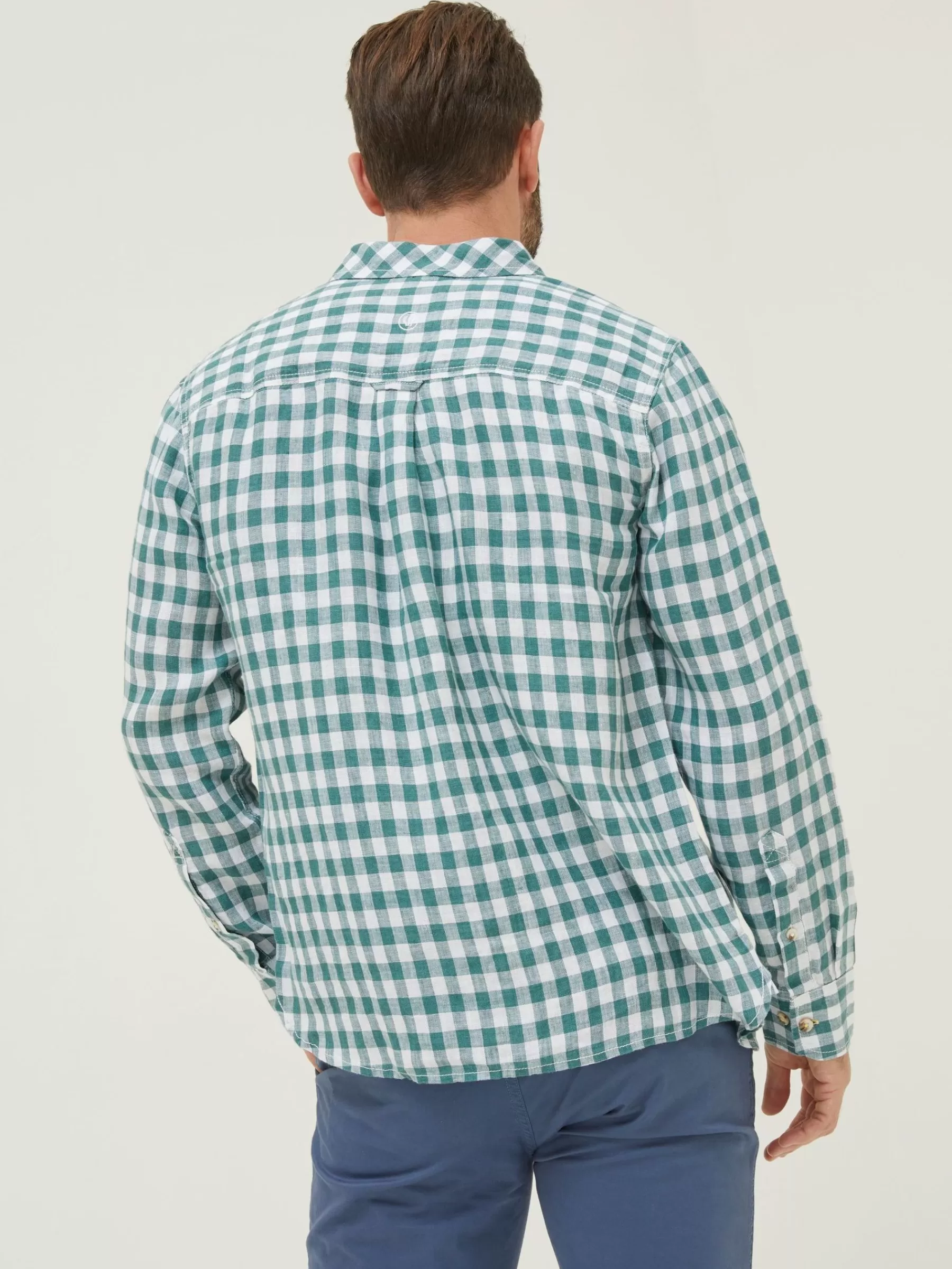 Gingham Linen Shirt*FatFace New