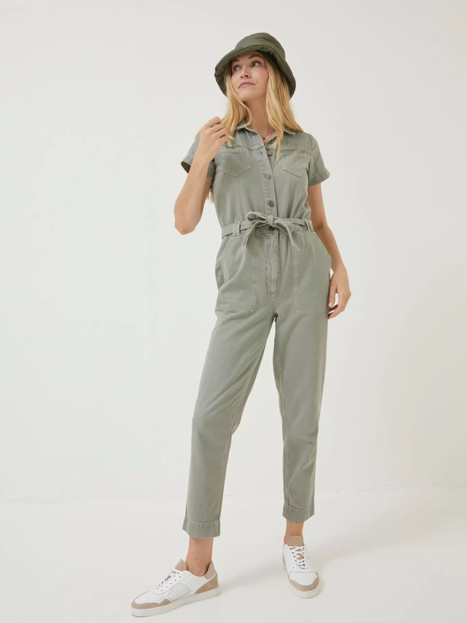 Imogen Short Sleeve Boilersuit*FatFace Cheap