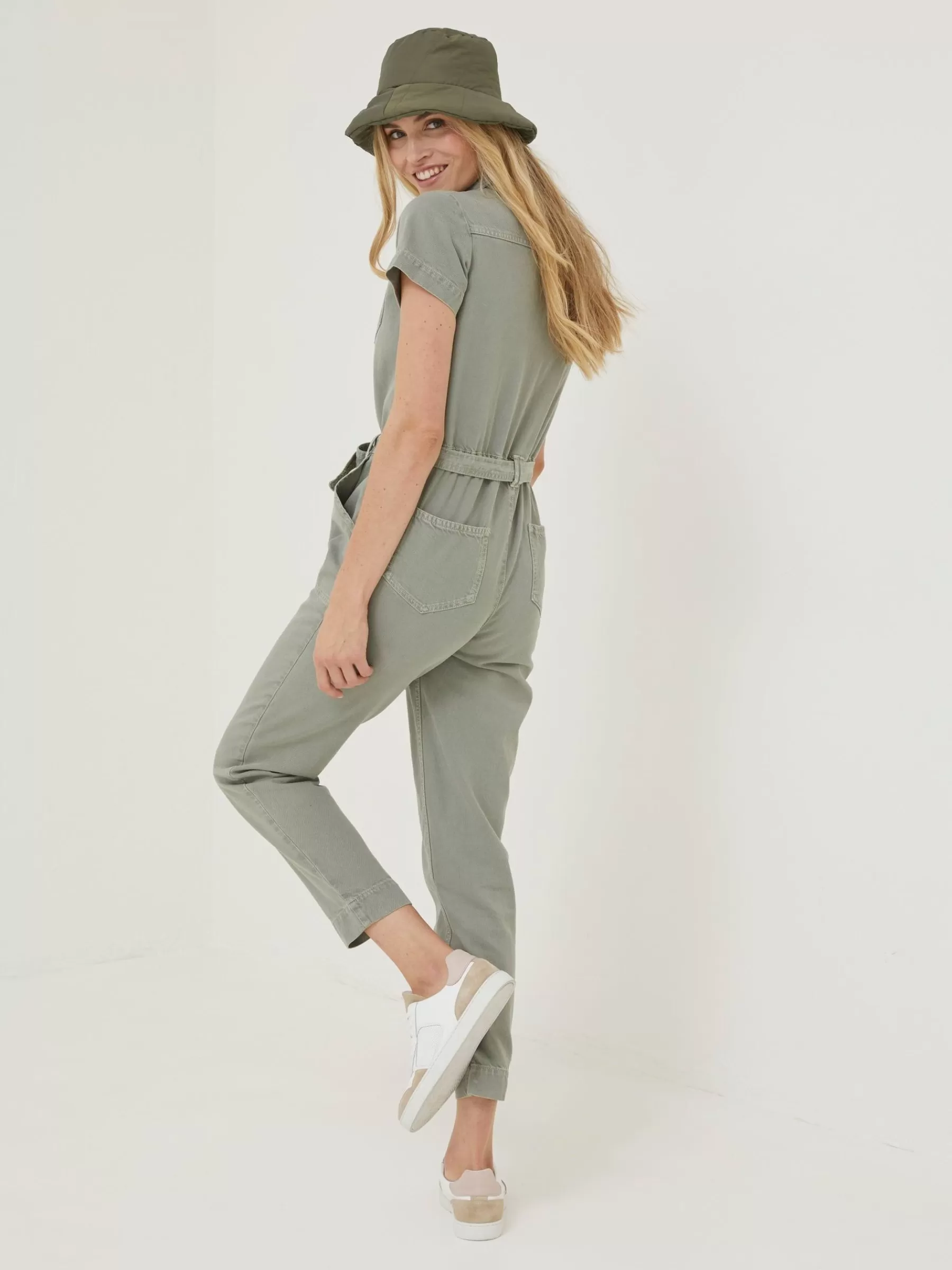 Imogen Short Sleeve Boilersuit*FatFace Cheap