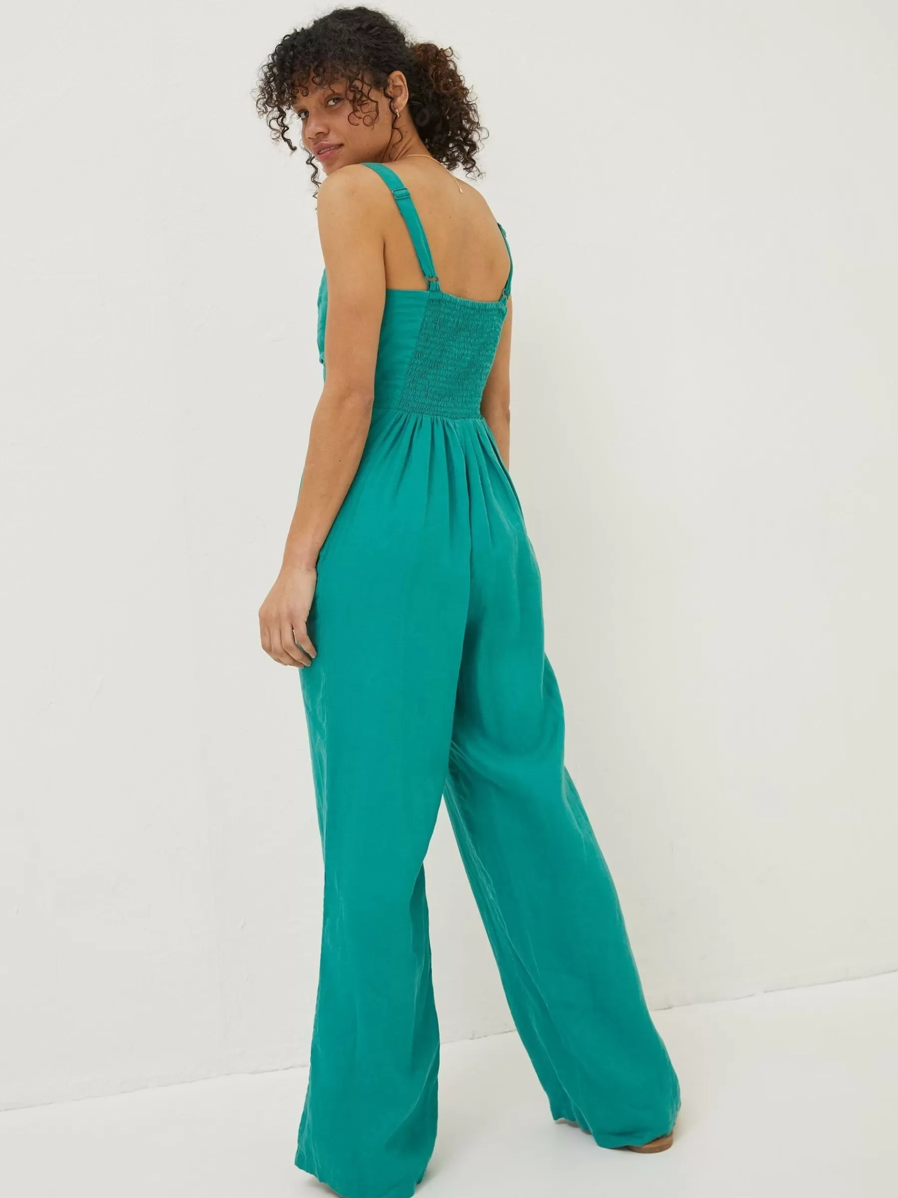 Linen Vic Jumpsuit*FatFace Best