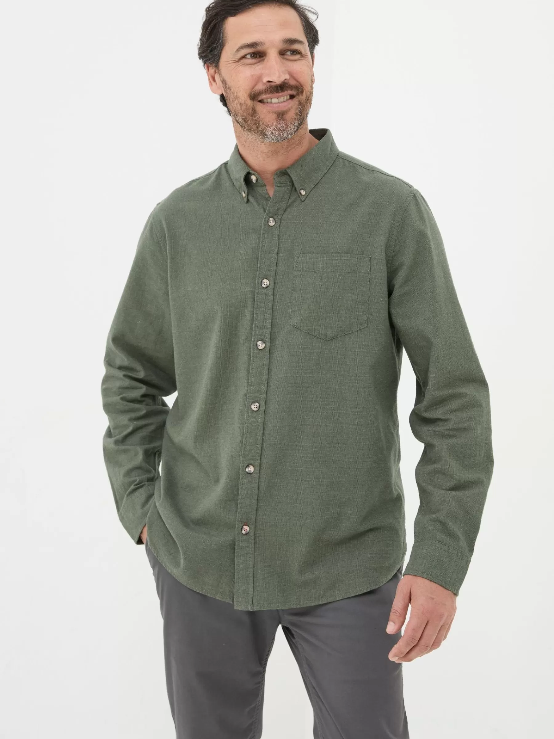 Long Sleeve Tadlow Shirt*FatFace Fashion