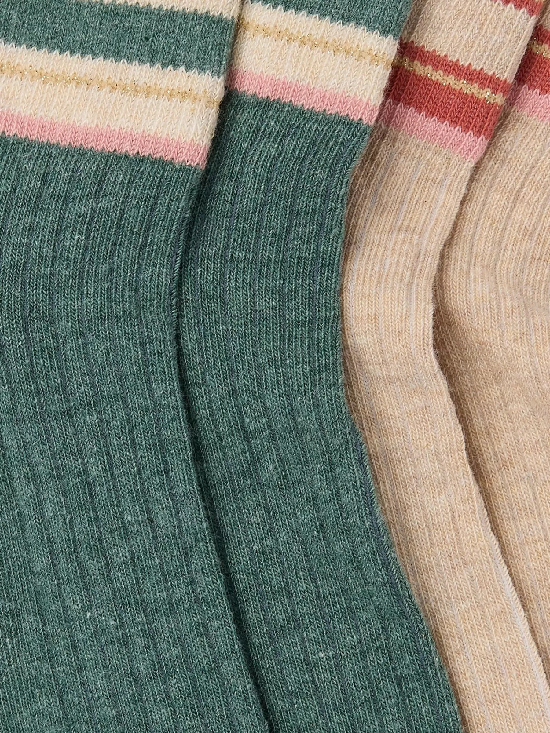 Sia Stripe Socks 2 Pack*FatFace Store