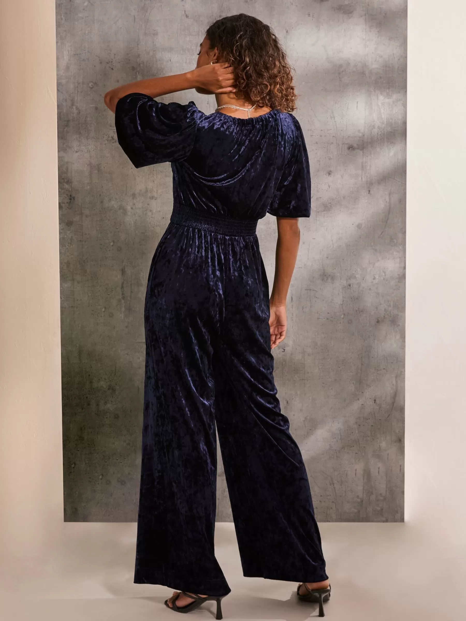 Greta Velvet Jumpsuit*FatFace Best Sale