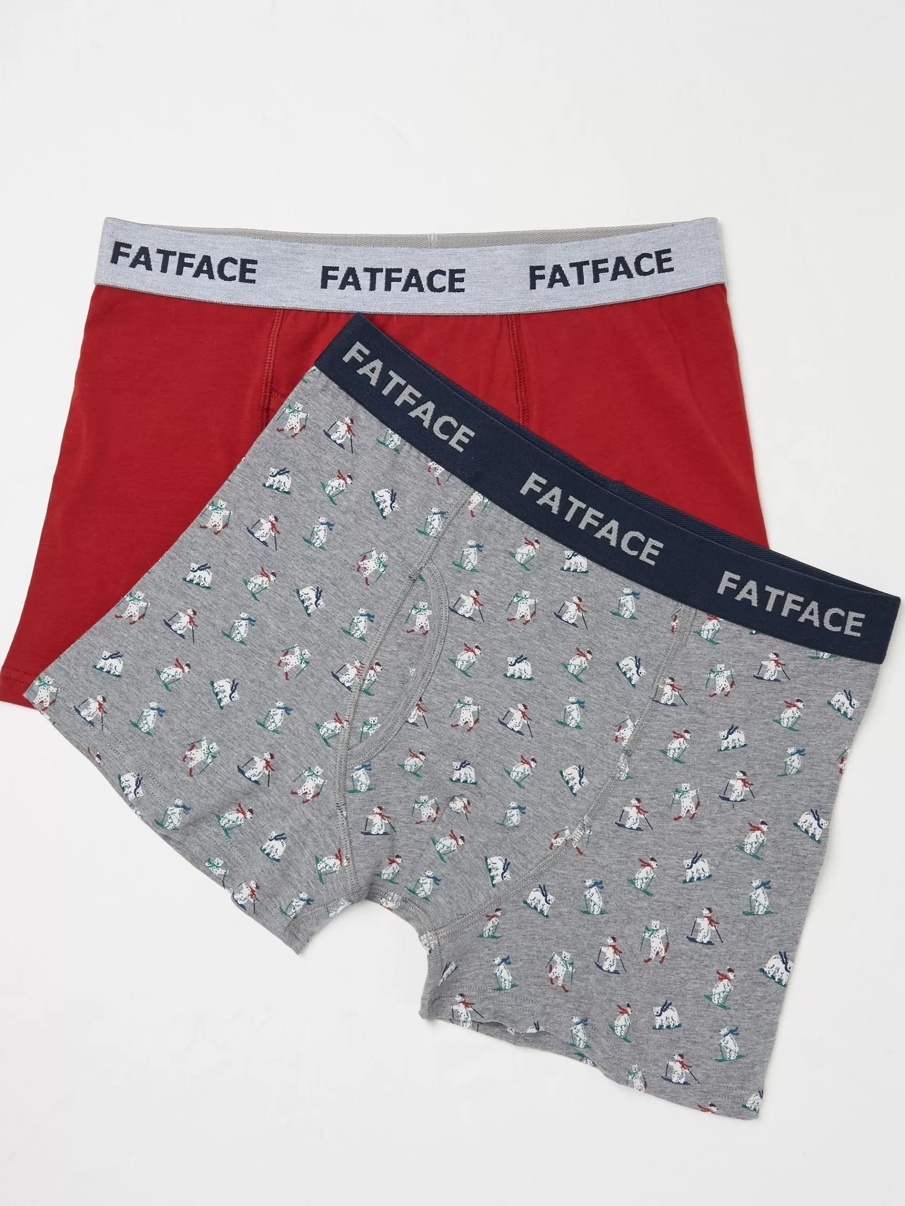 2 Pack Ski Bear Boxers*FatFace New