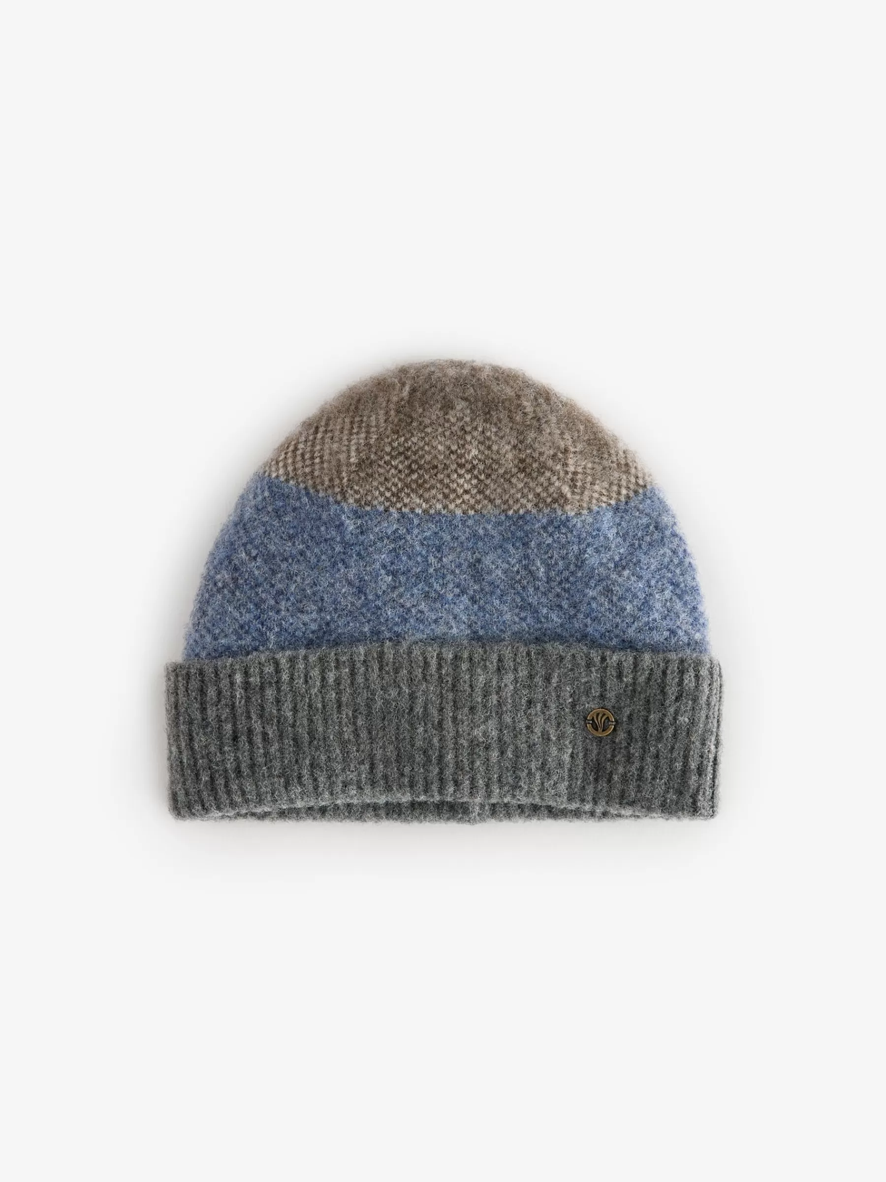 Lambswool Colourblock Beanie Hat*FatFace Cheap