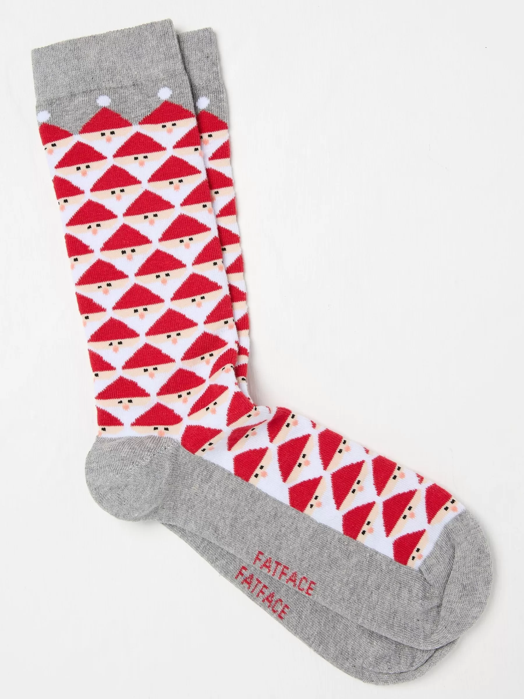 Mens Geo Santa Socks 1 Pack*FatFace Sale