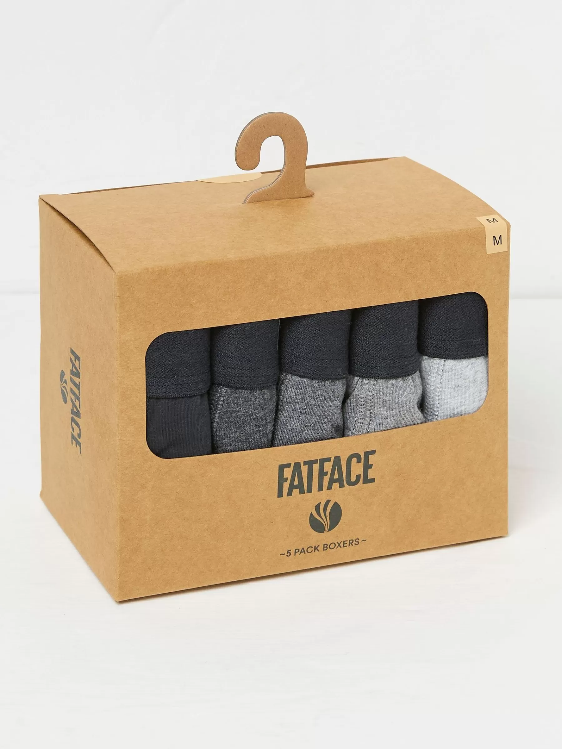 Plain Boxers 5 Pack*FatFace Fashion