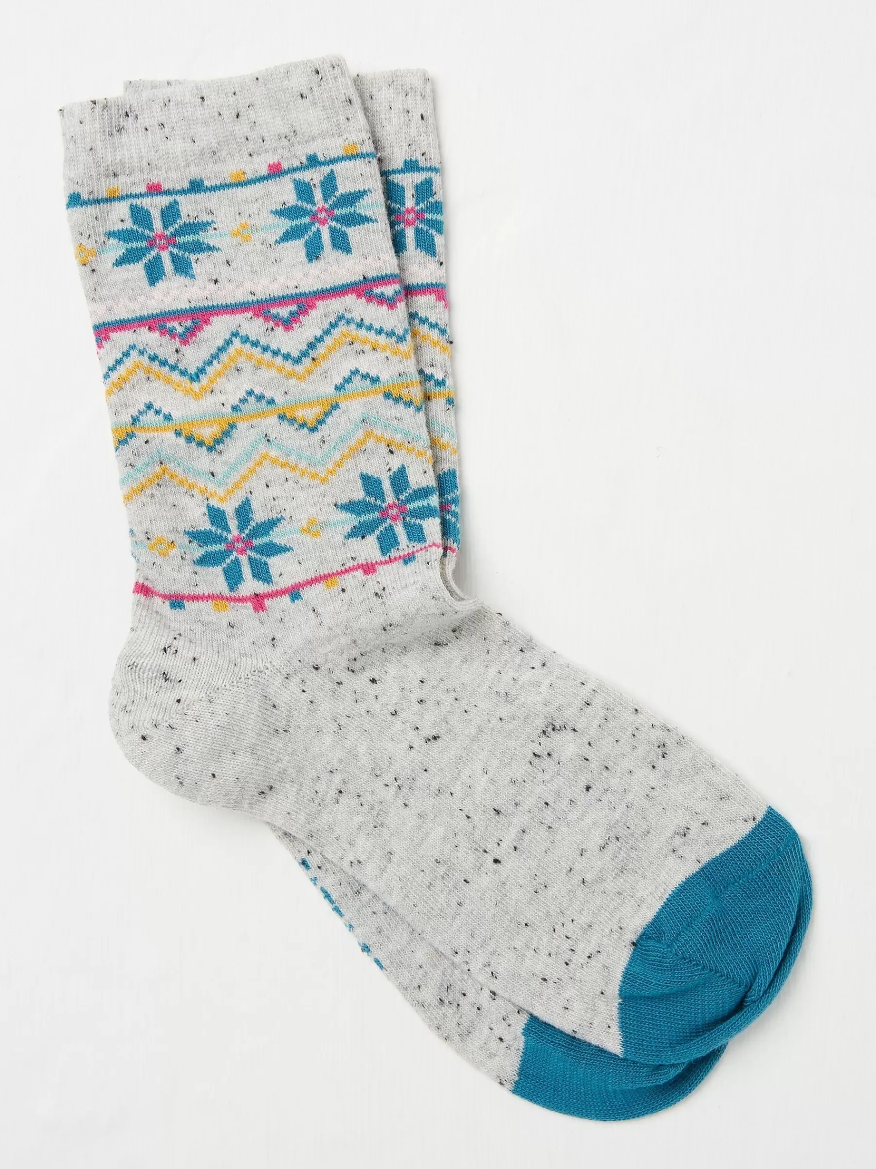 Womens Fairisle Pattern Socks 1 Pack*FatFace Sale