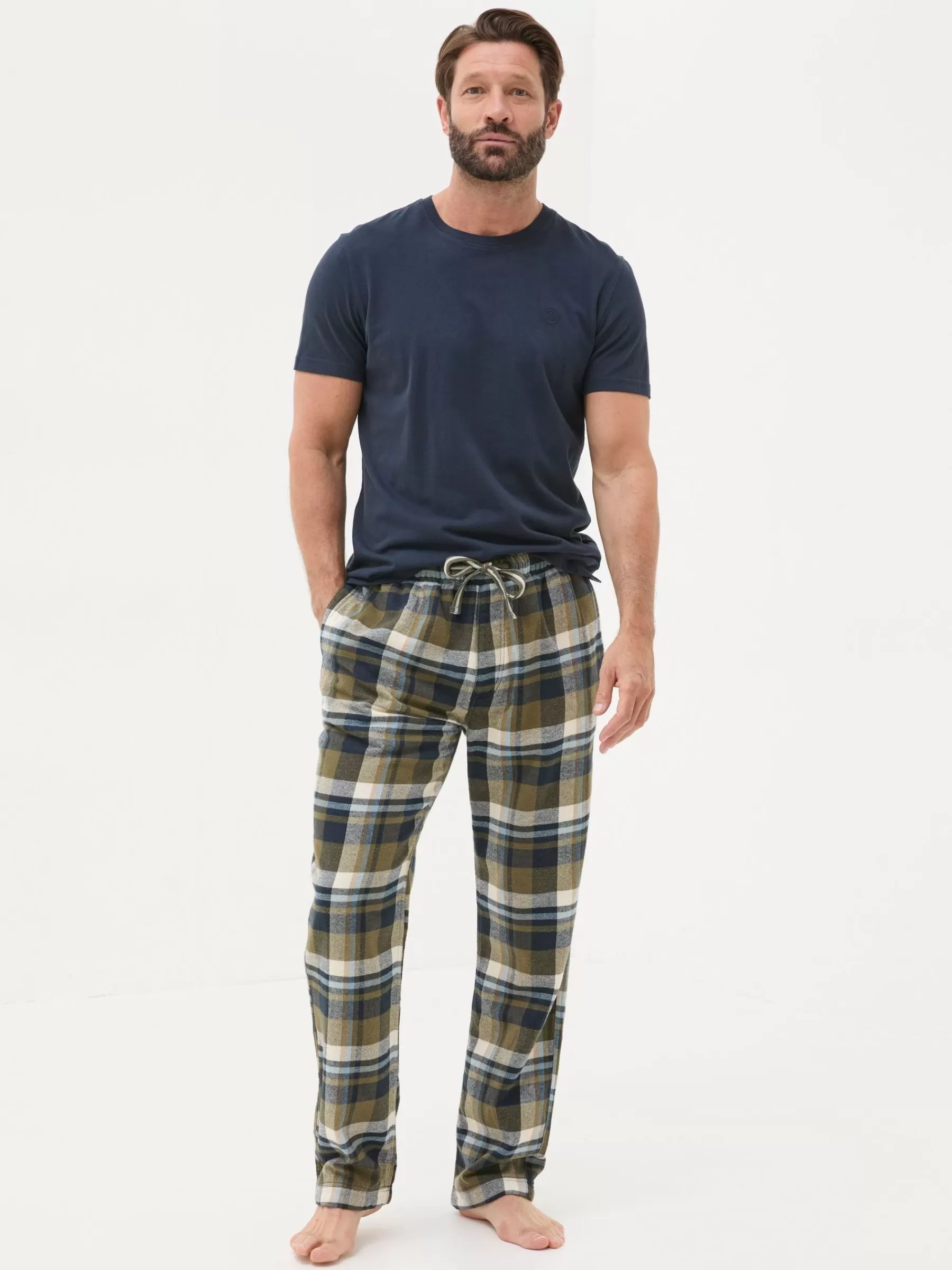 Hambrook Check Pyjama Bottoms*FatFace Cheap