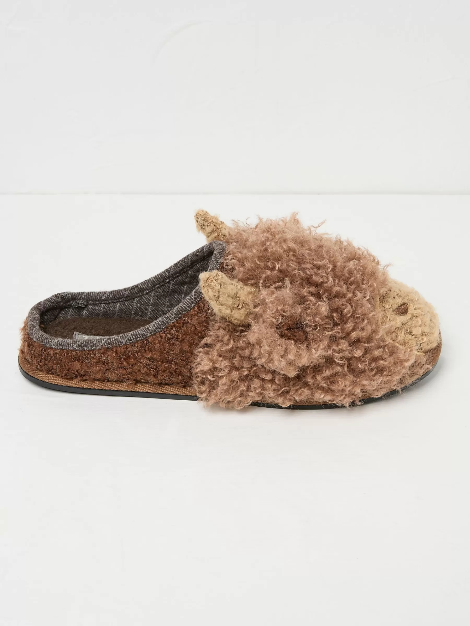 Hamish Highland Cow Slippers*FatFace Discount