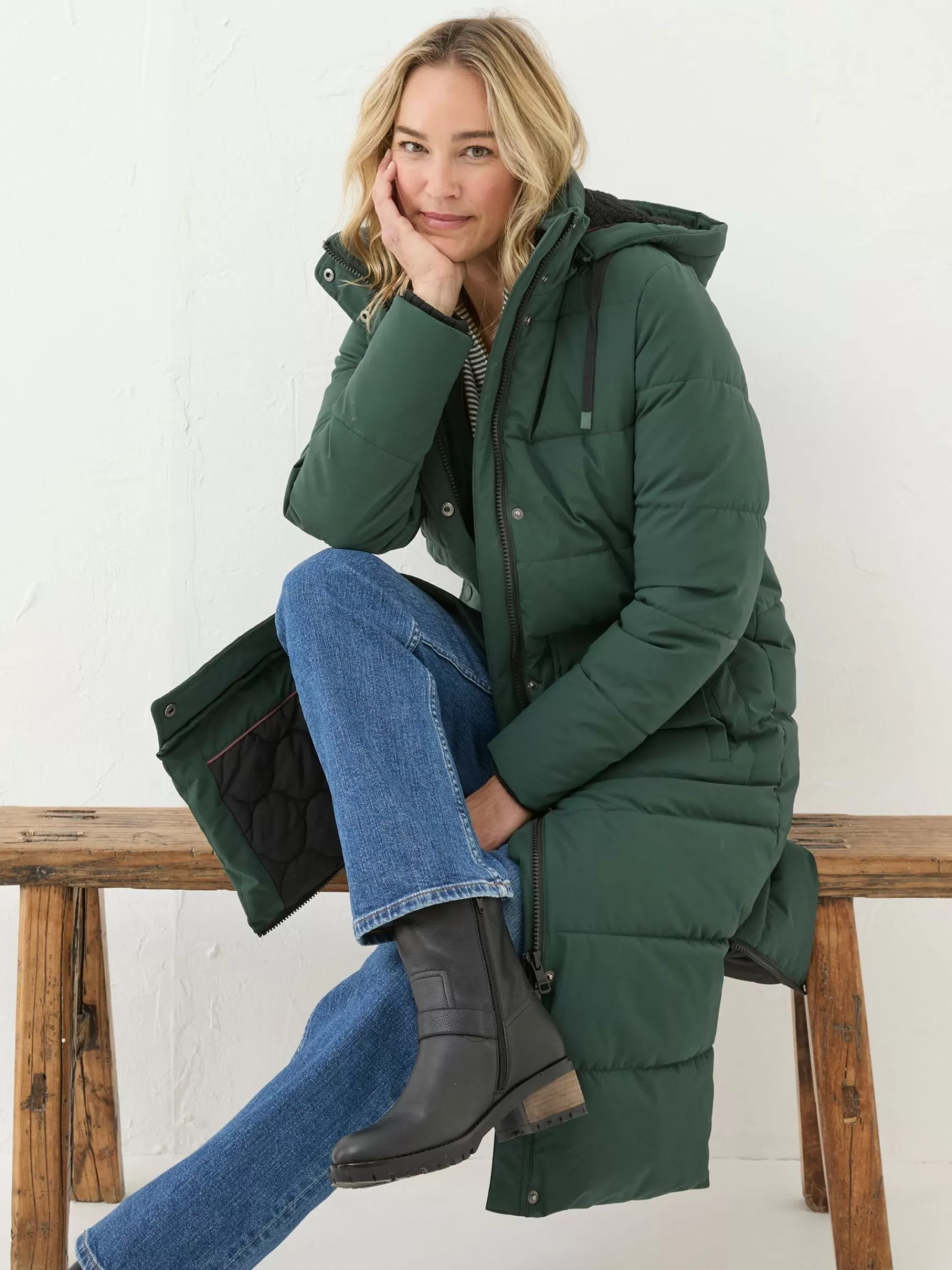 Harley Long Puffer Coat*FatFace Discount