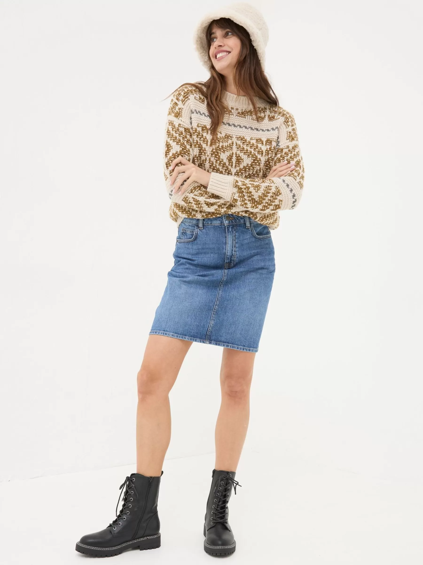 Hattie Denim Skirt*FatFace Discount