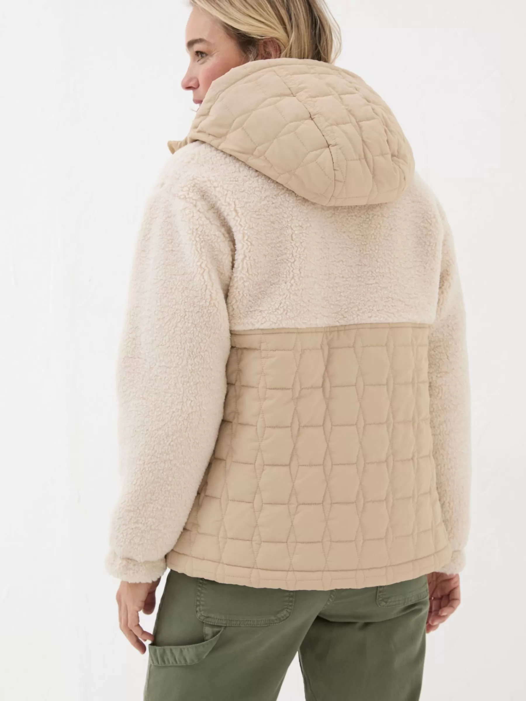 Honey Fleece Quilted Jacket*FatFace Sale