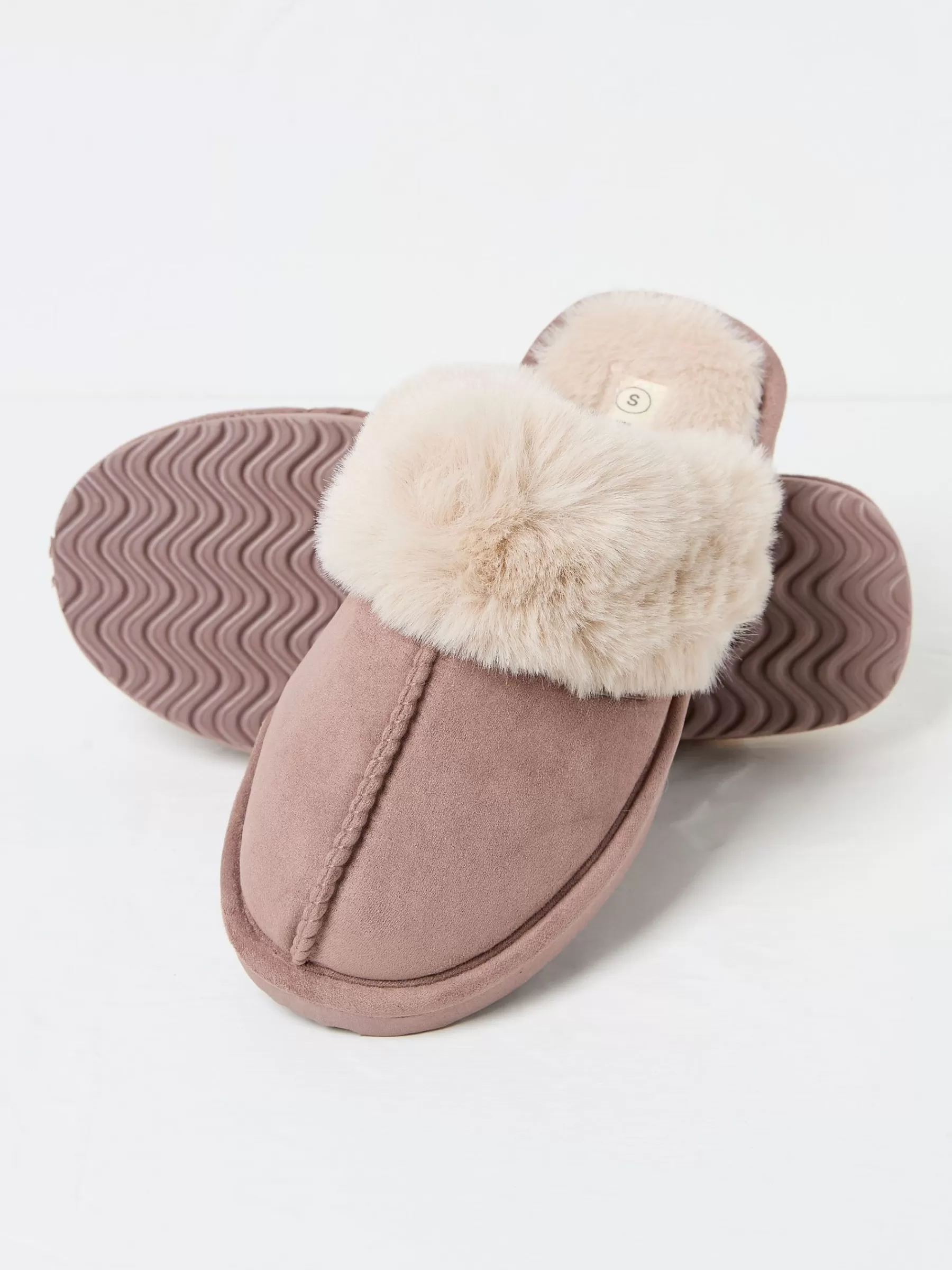 Kaia Faux Fur Cuff Mules*FatFace Outlet