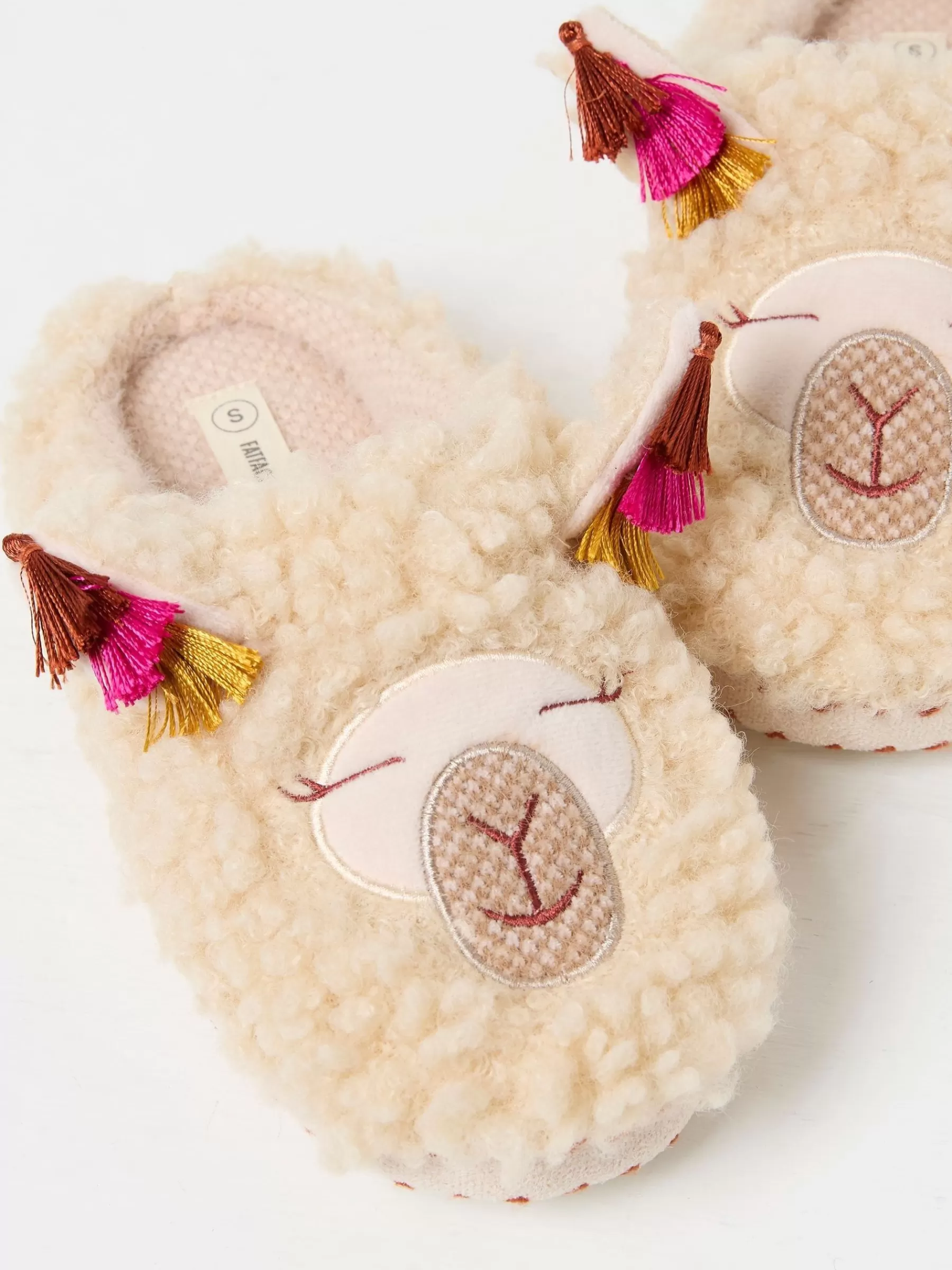 Lila Llama Slippers*FatFace Store