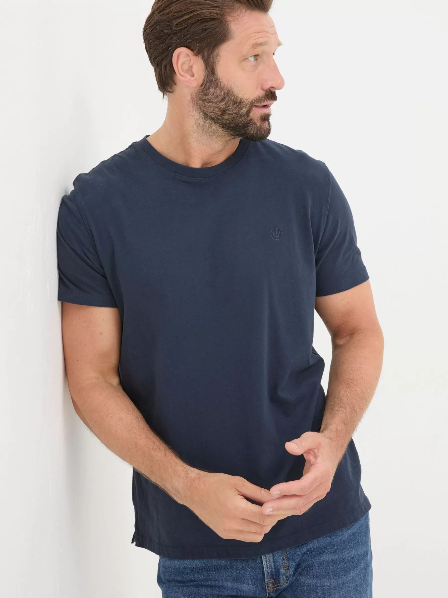 Lulworth 100% Cotton Organic Crew T-Shirt*FatFace Clearance